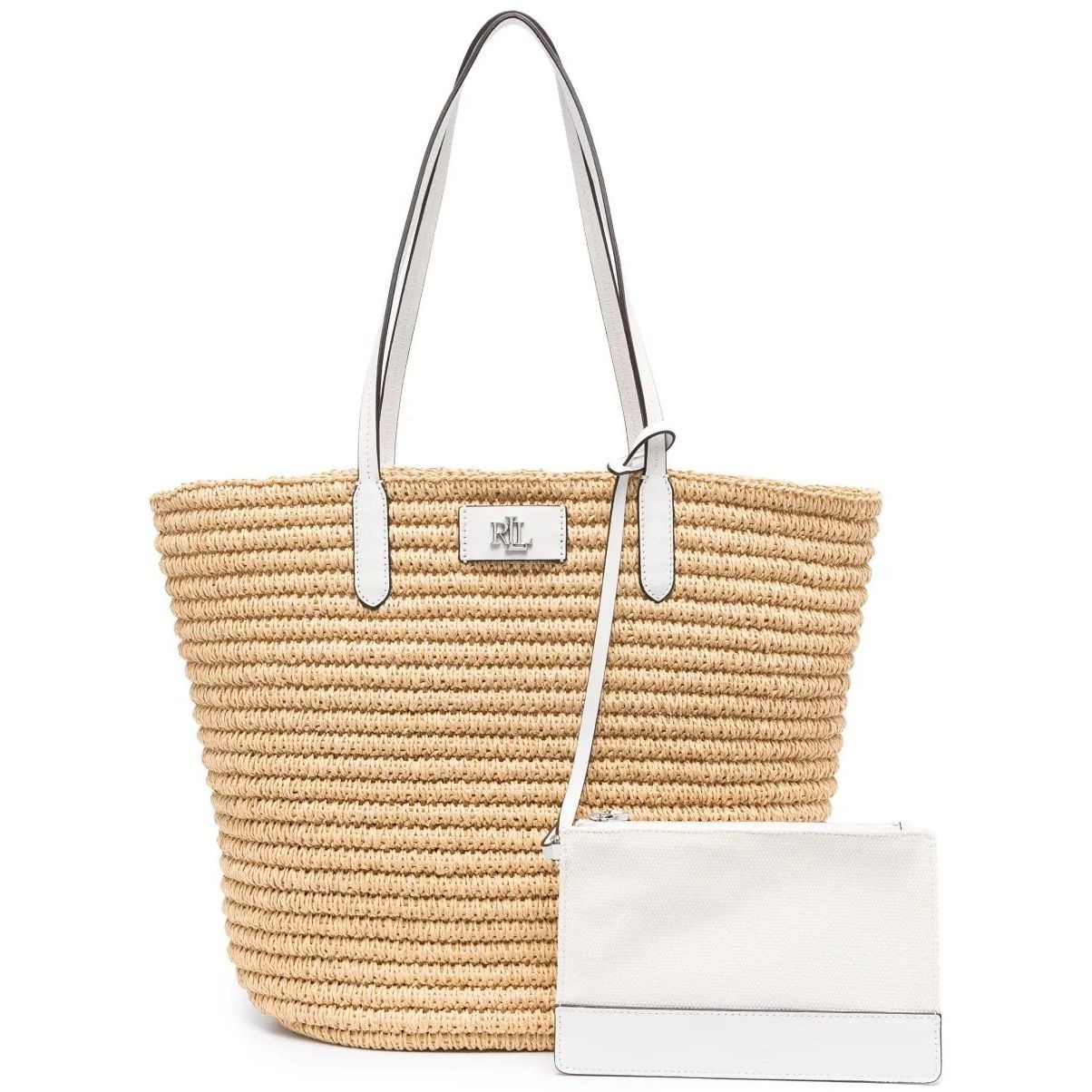 LAUREN RALPH LAUREN Pirkinių krepšys moterims, Kūno, Brie 31 large tote bag 1