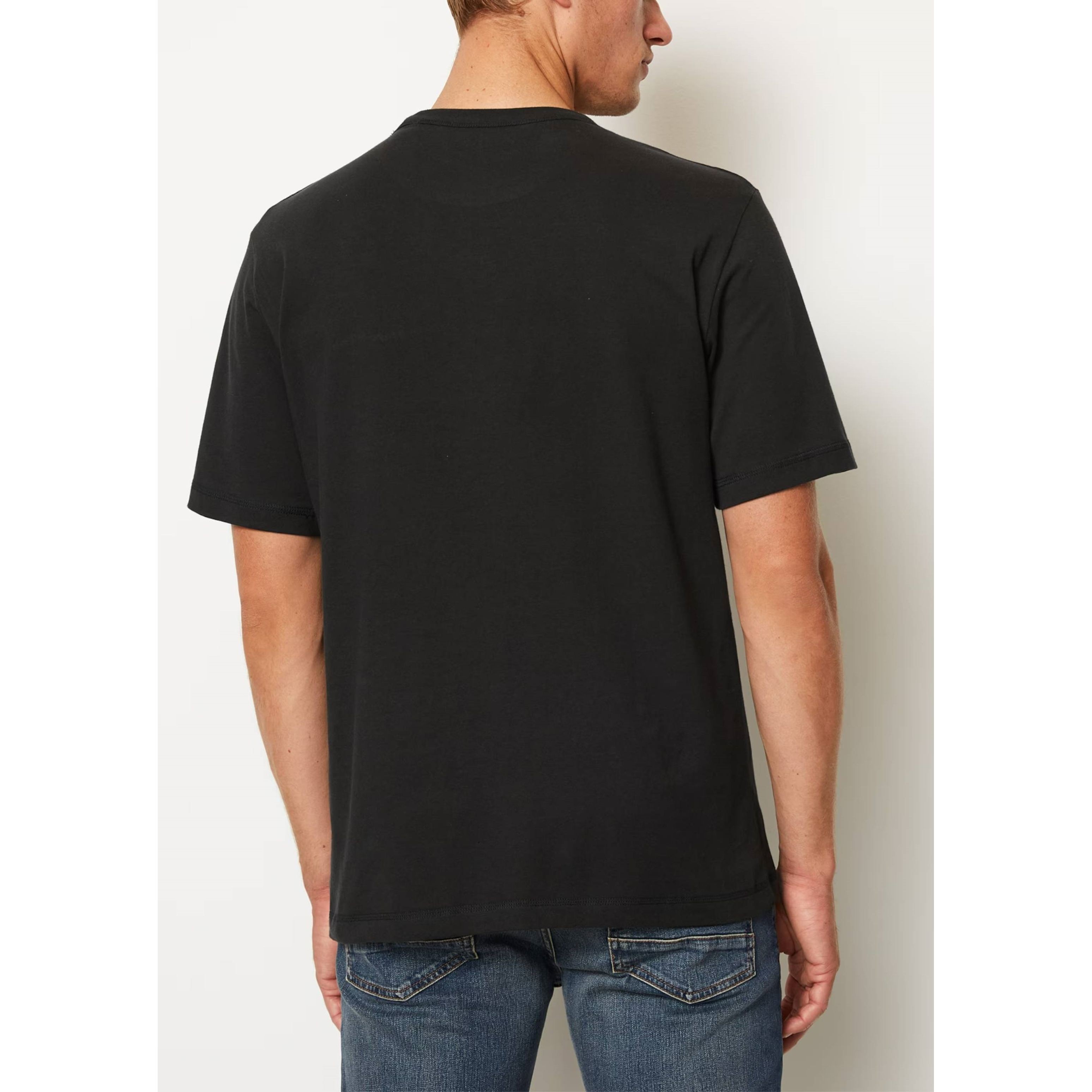 MARC O'POLO Marškinėliai vyrams, Juoda 3