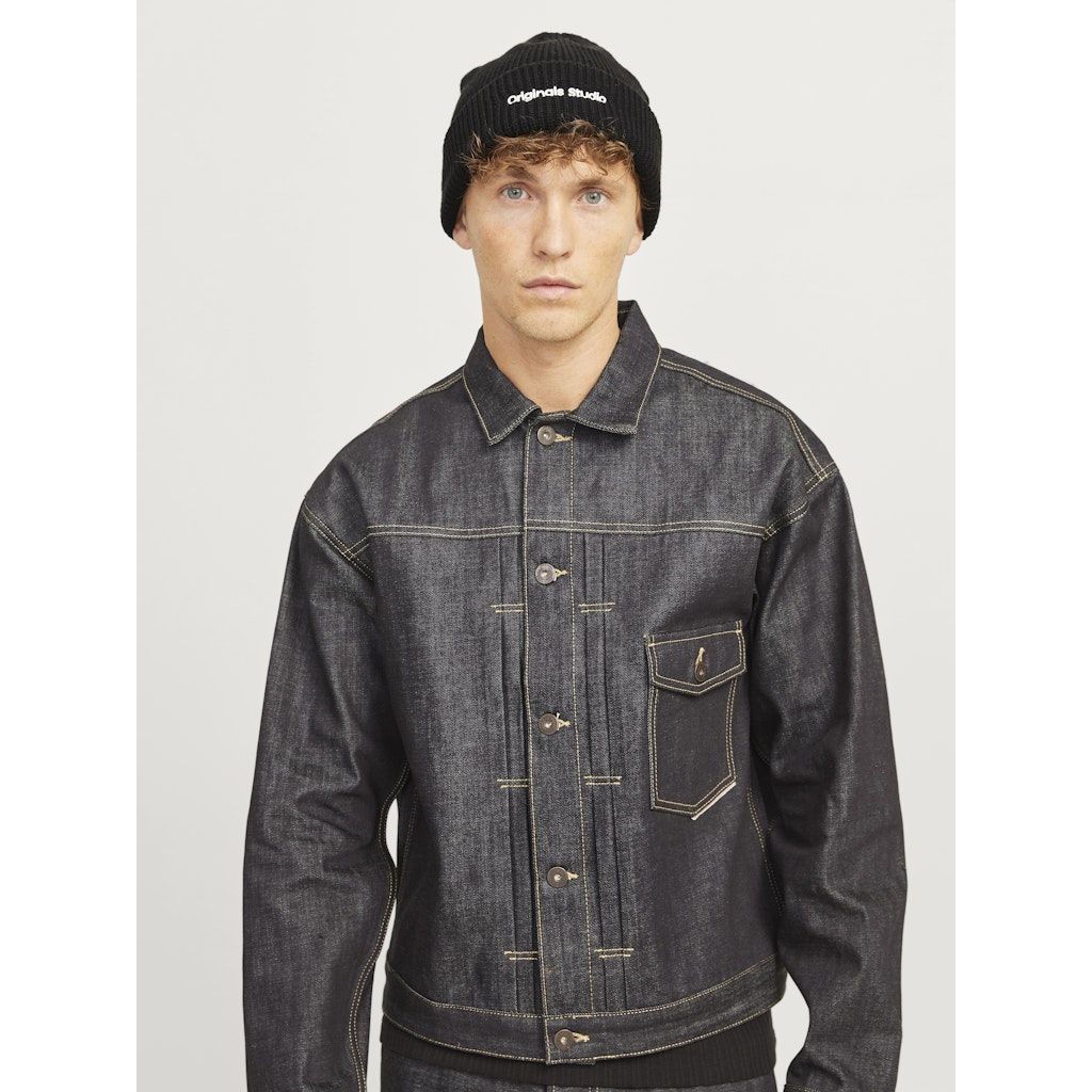 JACK & JONES Skrybėlė vyrams, Juoda, Vester bro beanie 4