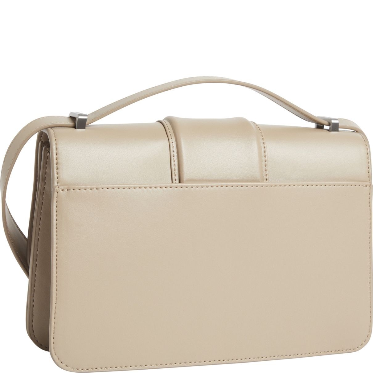 CALVIN KLEIN Rankinė per petį moterims, Smėlio, Bar hardware shoulder bag 2