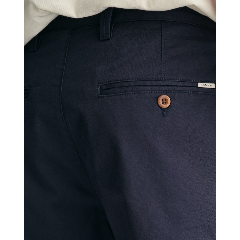 GANT Šortai vyrams, Mėlyna, Relaxed twill shorts 4