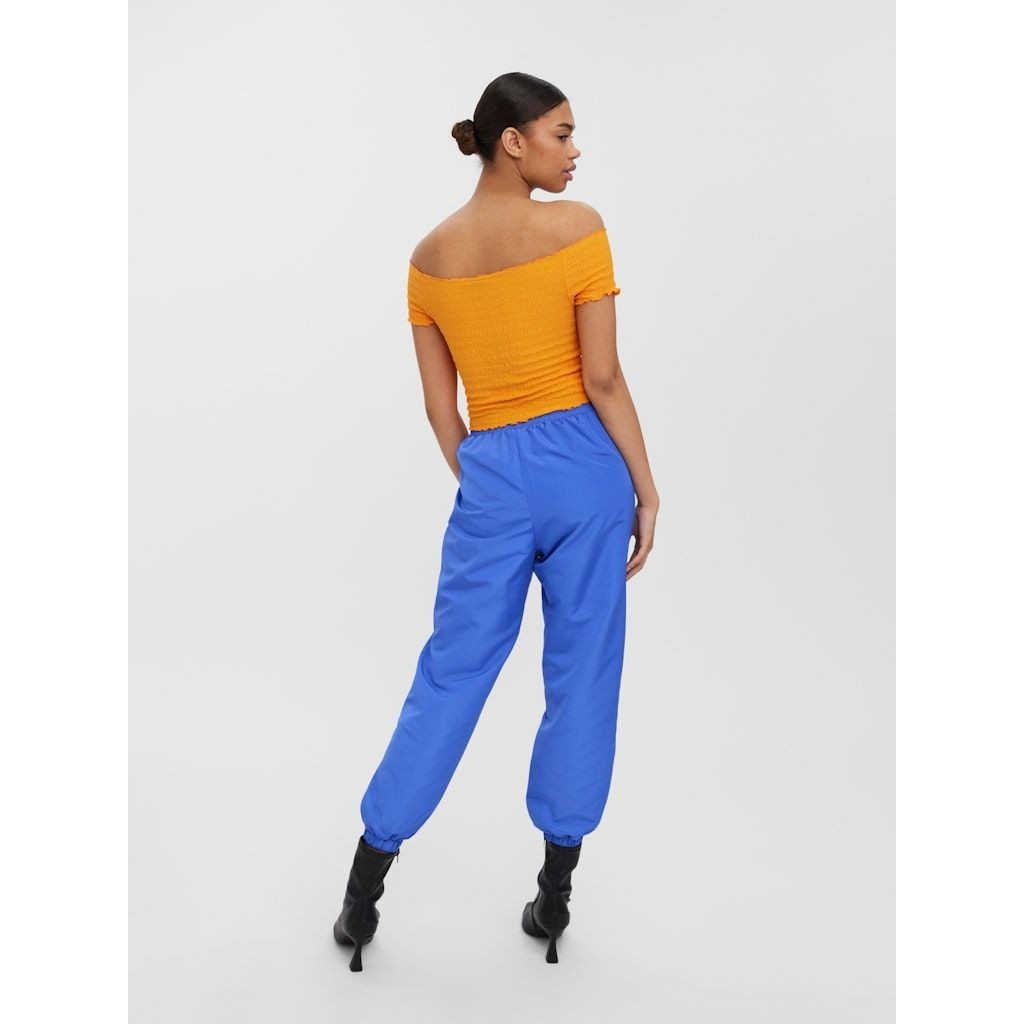 VERO MODA Palaidinės moterims, Oranžinė, VMNYNNE SS OFF SHOULD 3