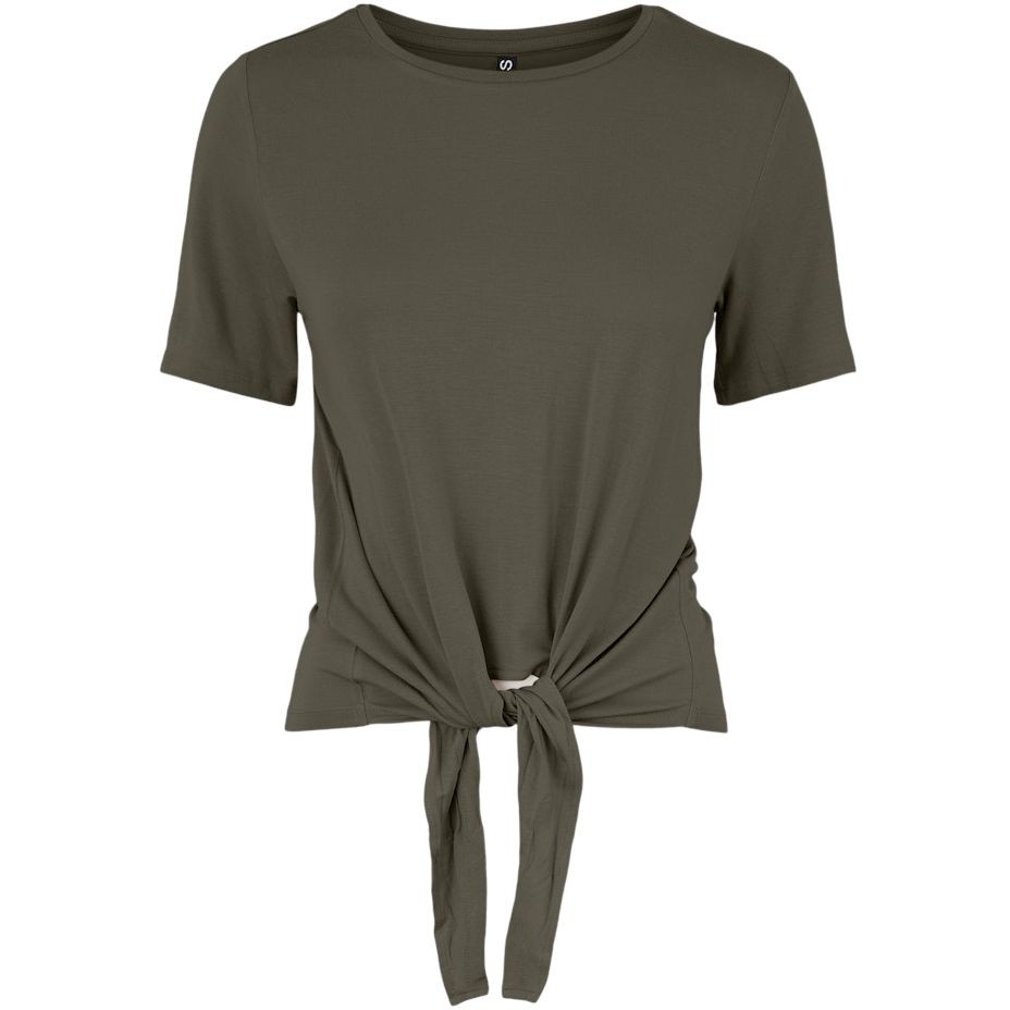 PIECES Midi sijonas moterims, Pilka, PCNEORA SS TIE TEE SA 1