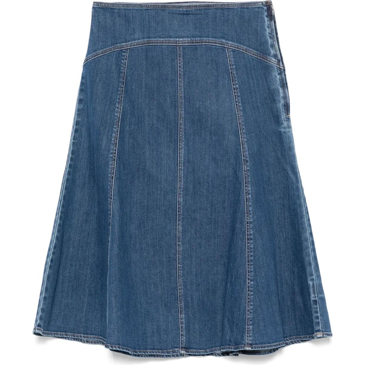 POLO RALPH LAUREN Tiesūs džinsai moterims, Mėlyna, Denim sk-mid-a line 1