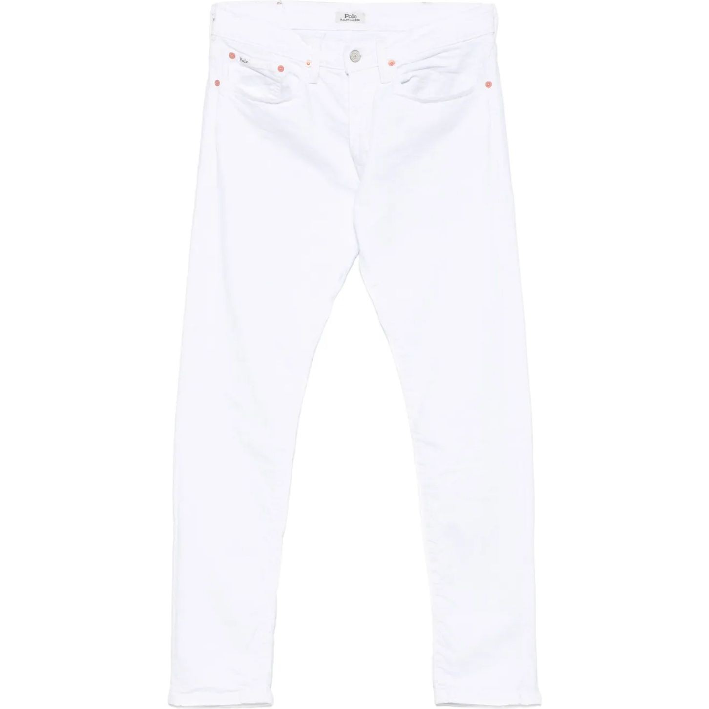 POLO RALPH LAUREN Slim džinsai vyrams, Balta, Full length-slim