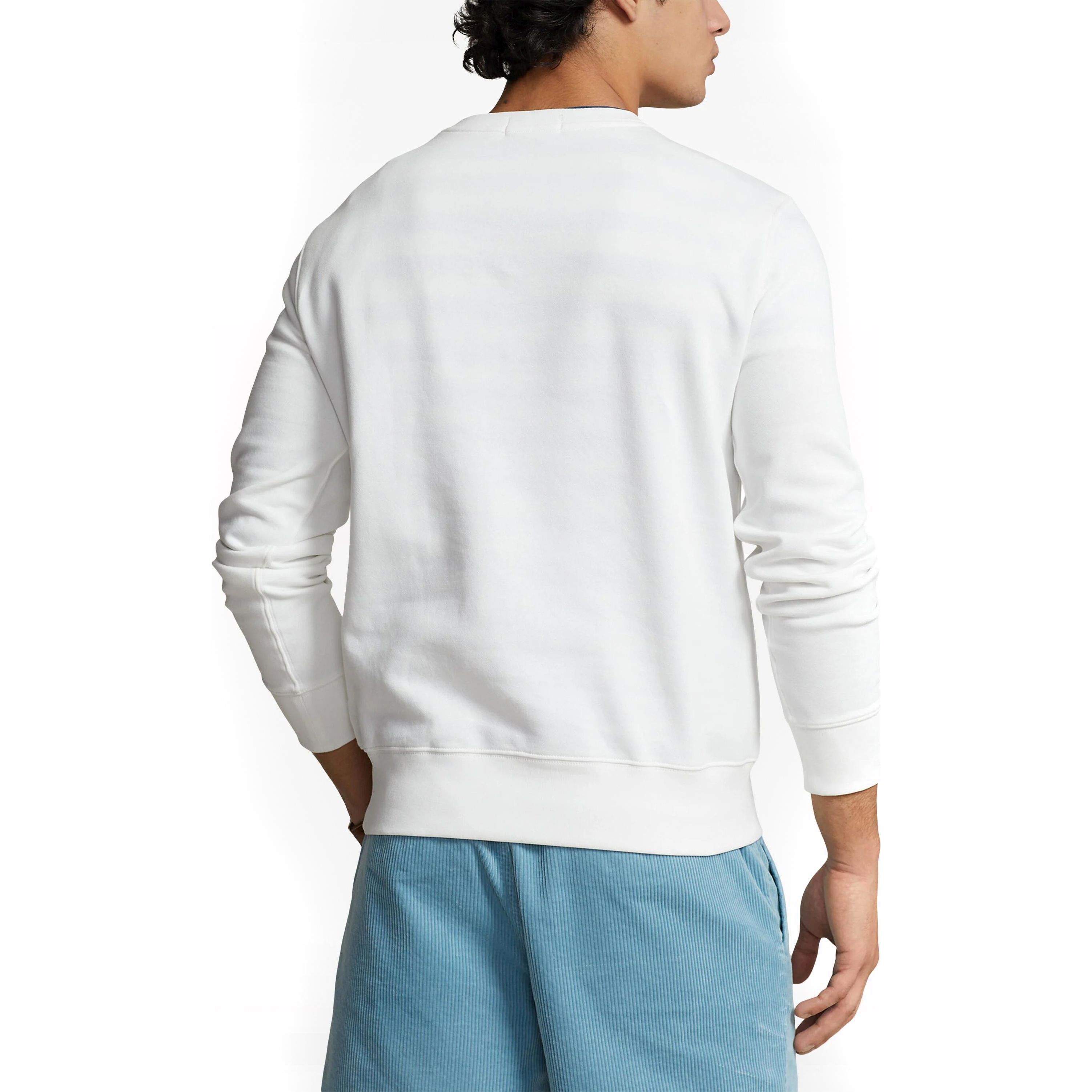 POLO RALPH LAUREN Sportinis nertinis vyrams, Balta, Long sleeve sweatshirt 3