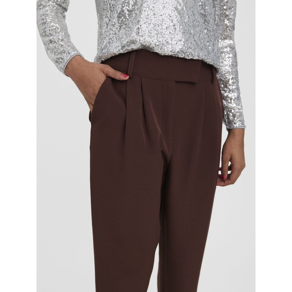 VERO MODA Kelnės moterims, Ruda, VMBLAKE ORLANDA HW PA 5