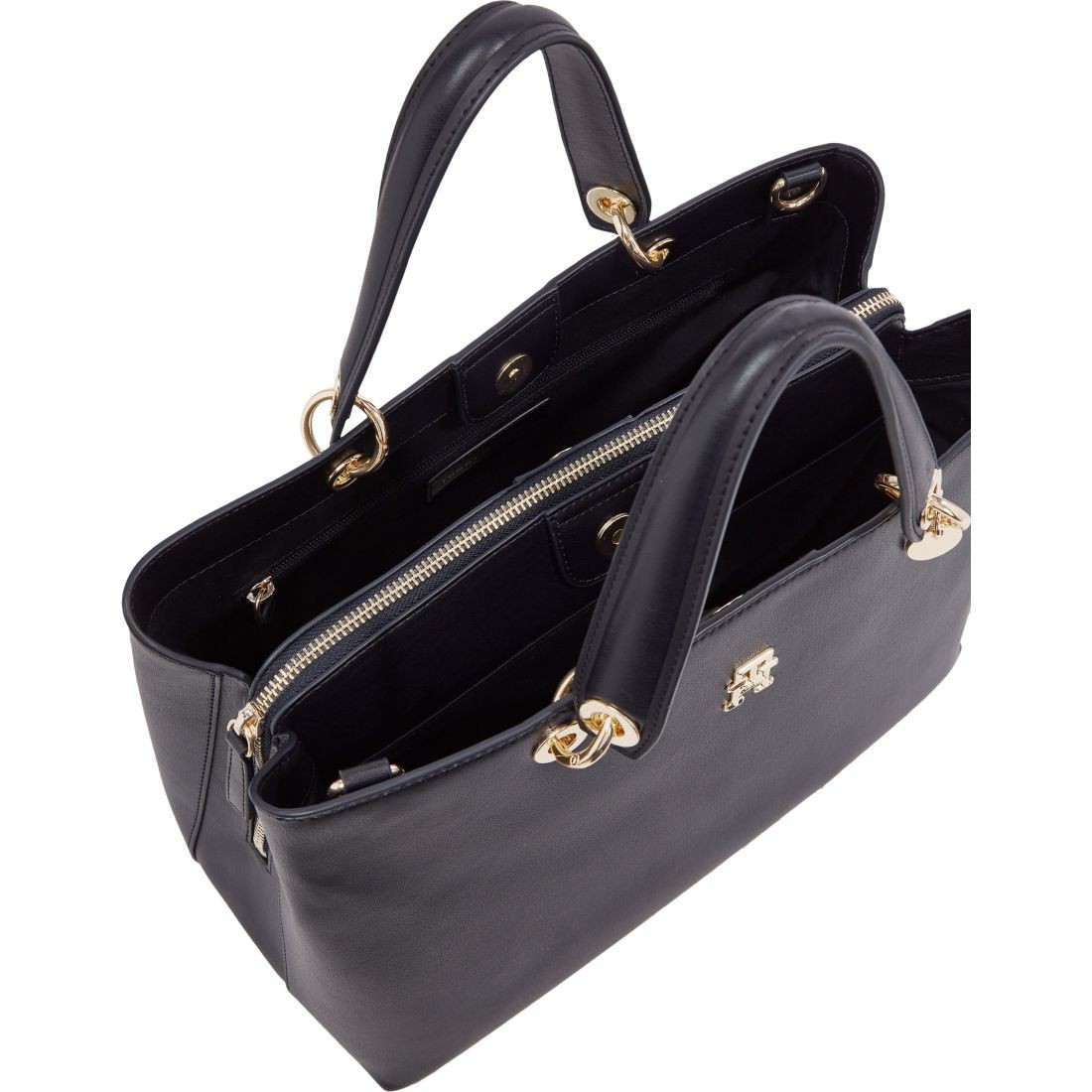 TOMMY HILFIGER Rankinė per petį moterims, Mėlyna, Chic satchel 5