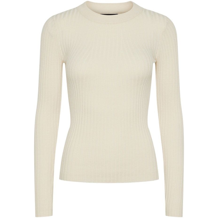 PIECES Megztinis moterims, Kūno, PCCRISTA LS O-NECK K 1