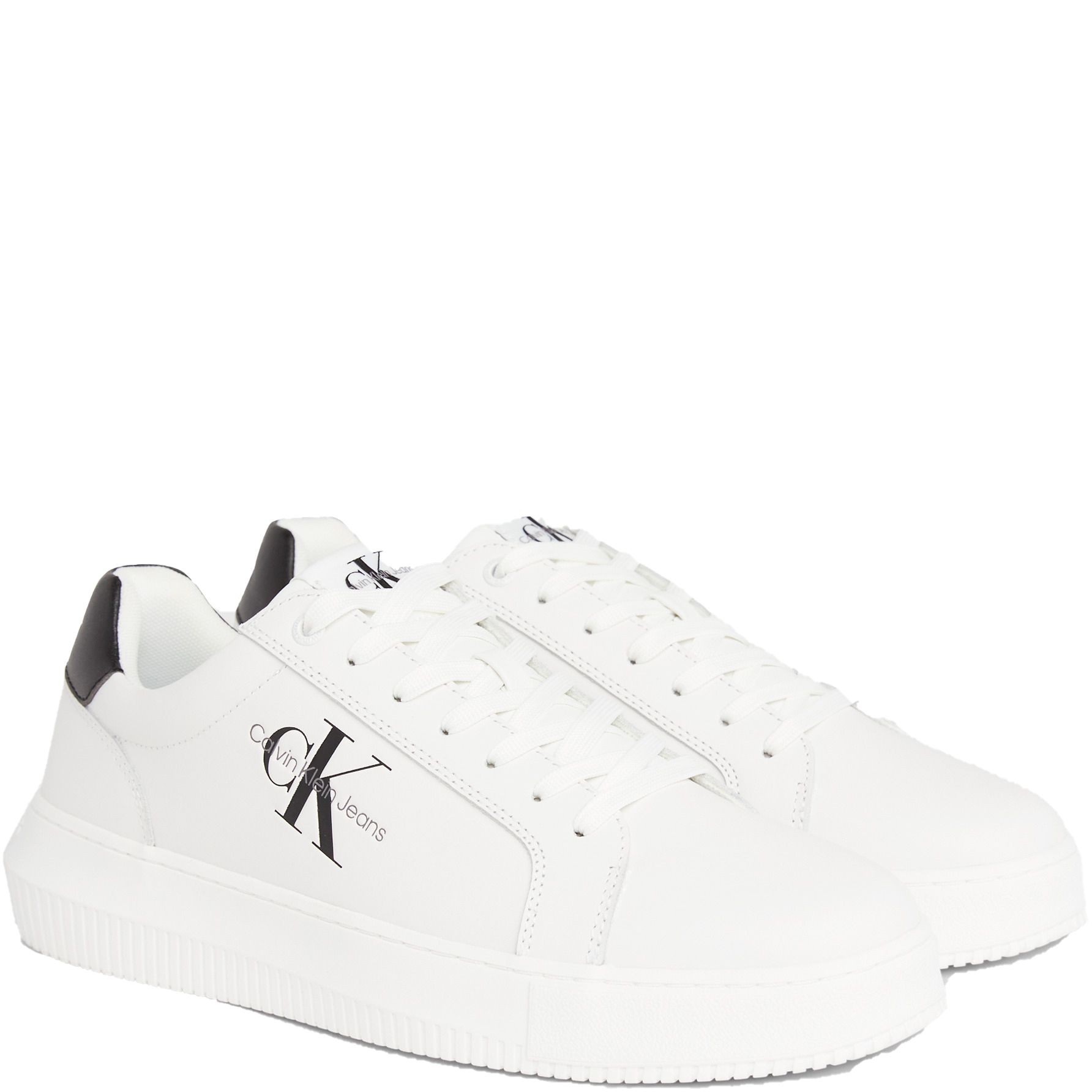 CALVIN KLEIN JEANS Laisvalaikio bateliai vyrams, Balta, Chunky cupsole leisure 1