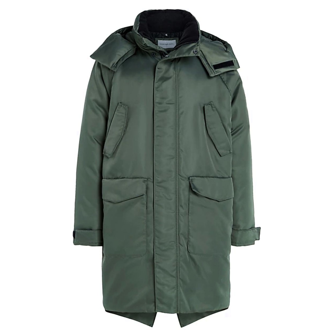 CALVIN KLEIN JEANS Pūkinė striukė vyrams, Žalia, Hyper real parka 1