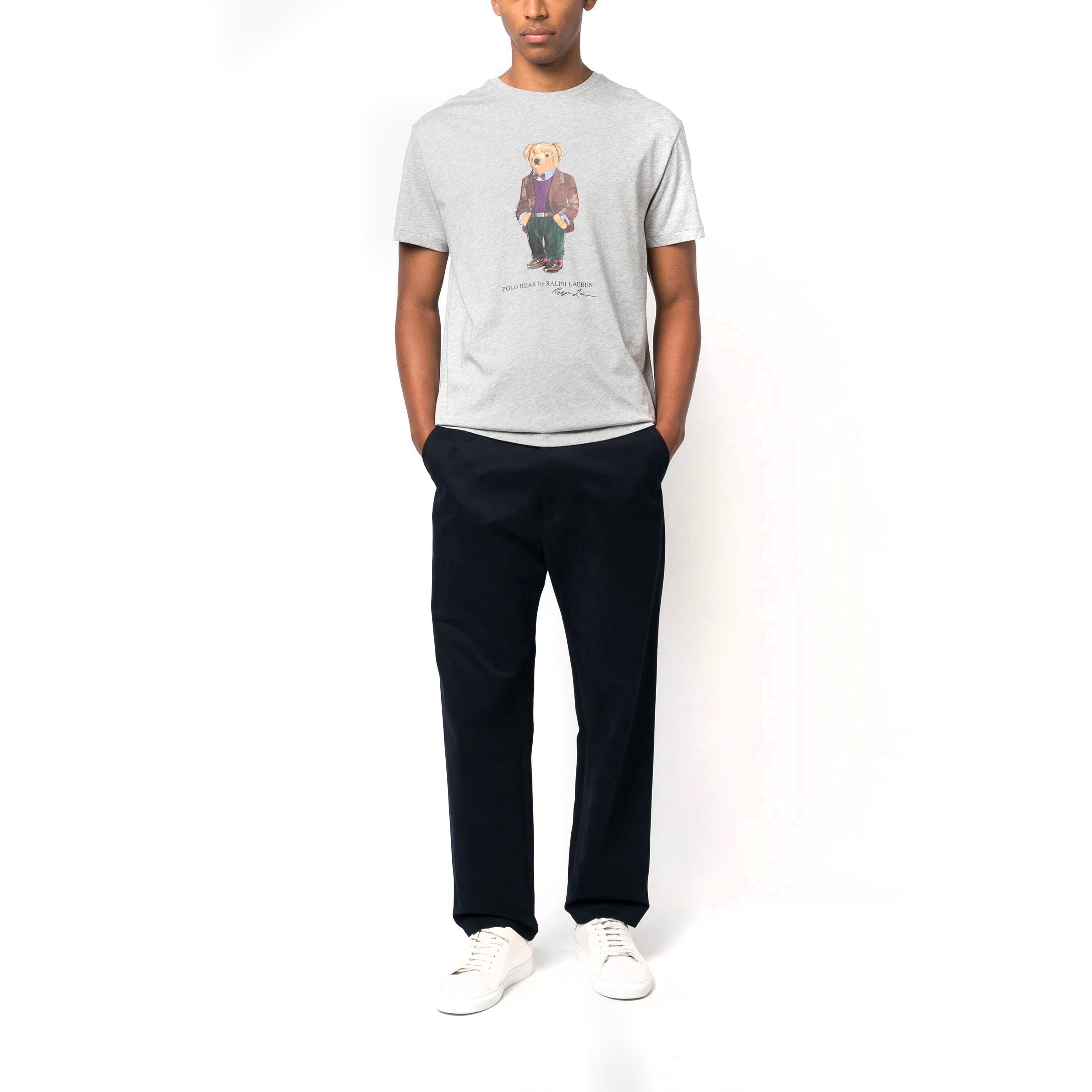 POLO RALPH LAUREN Marškinėliai trump. rankovėmis vyrams, Pilka, Short sleeve t-shirt 2