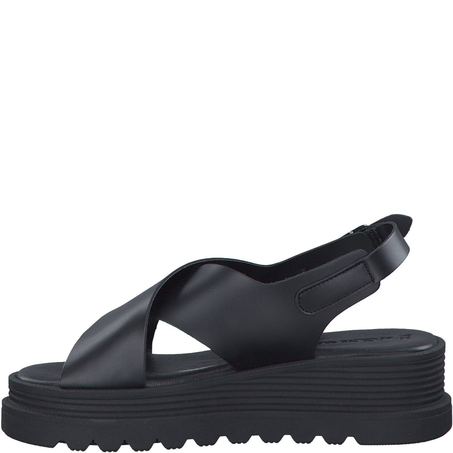 TAMARIS Basutės moterims, Juoda, SANDALS 3