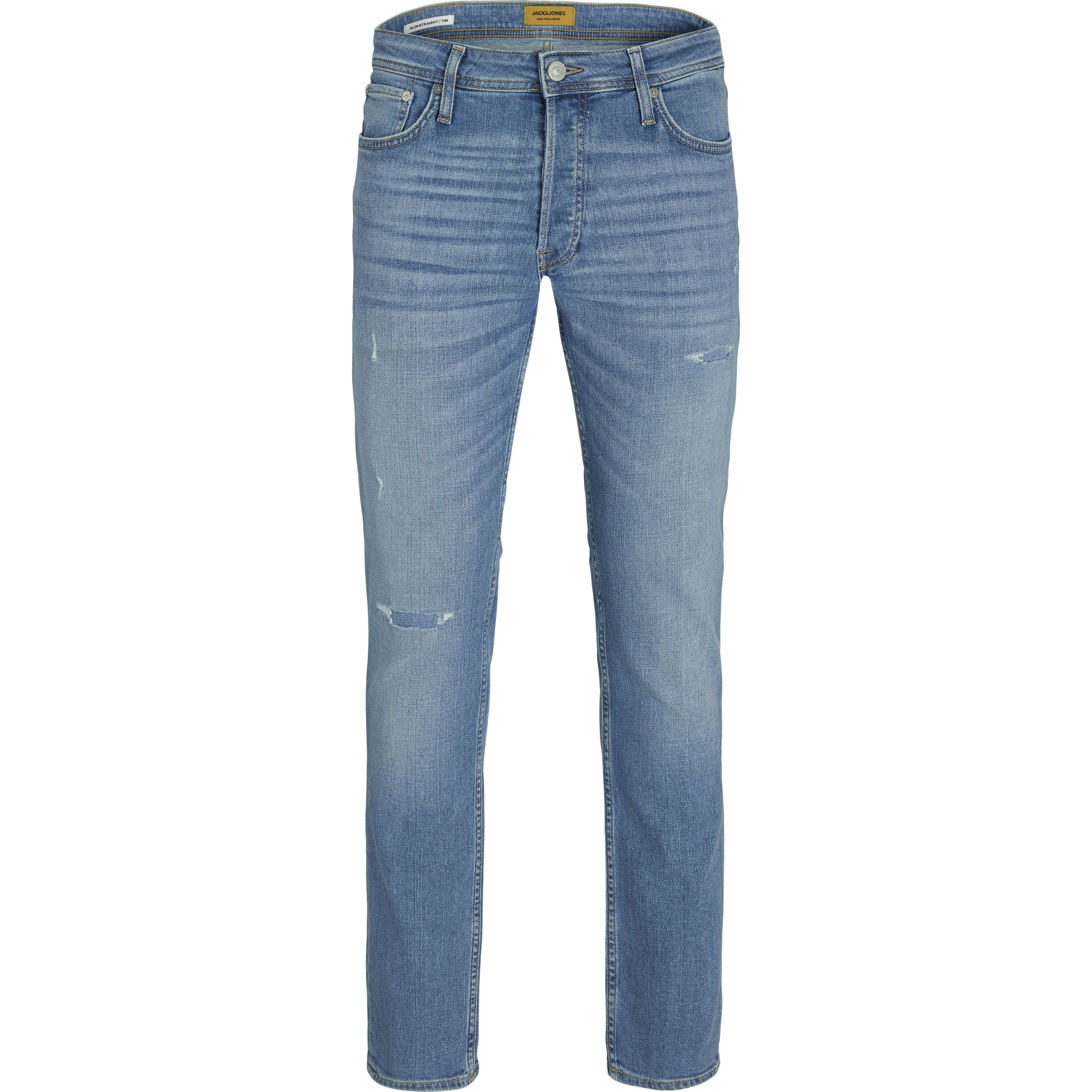 JACK & JONES Tiesūs džinsai vyrams, Mėlyna, džinsai 1