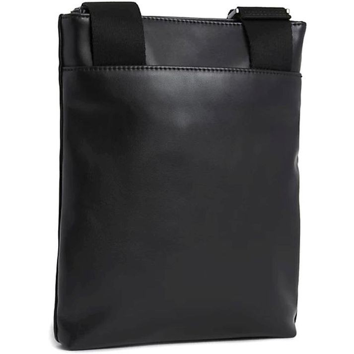 CALVIN KLEIN Rankinė per petį vyrams, Juoda, Elevated flatpack crossbody 2