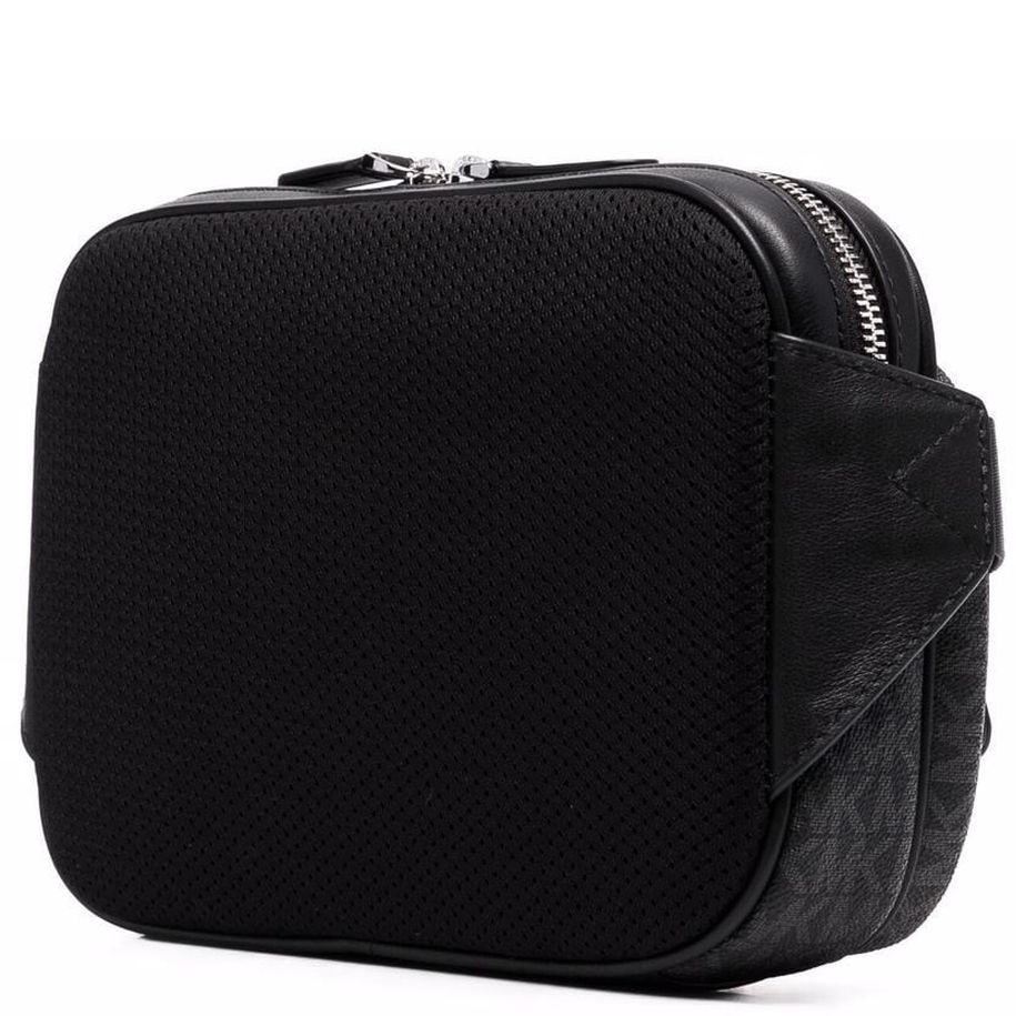 MICHAEL KORS Rankinė per petį vyrams, Juoda, Hudson small logo belt bag 2