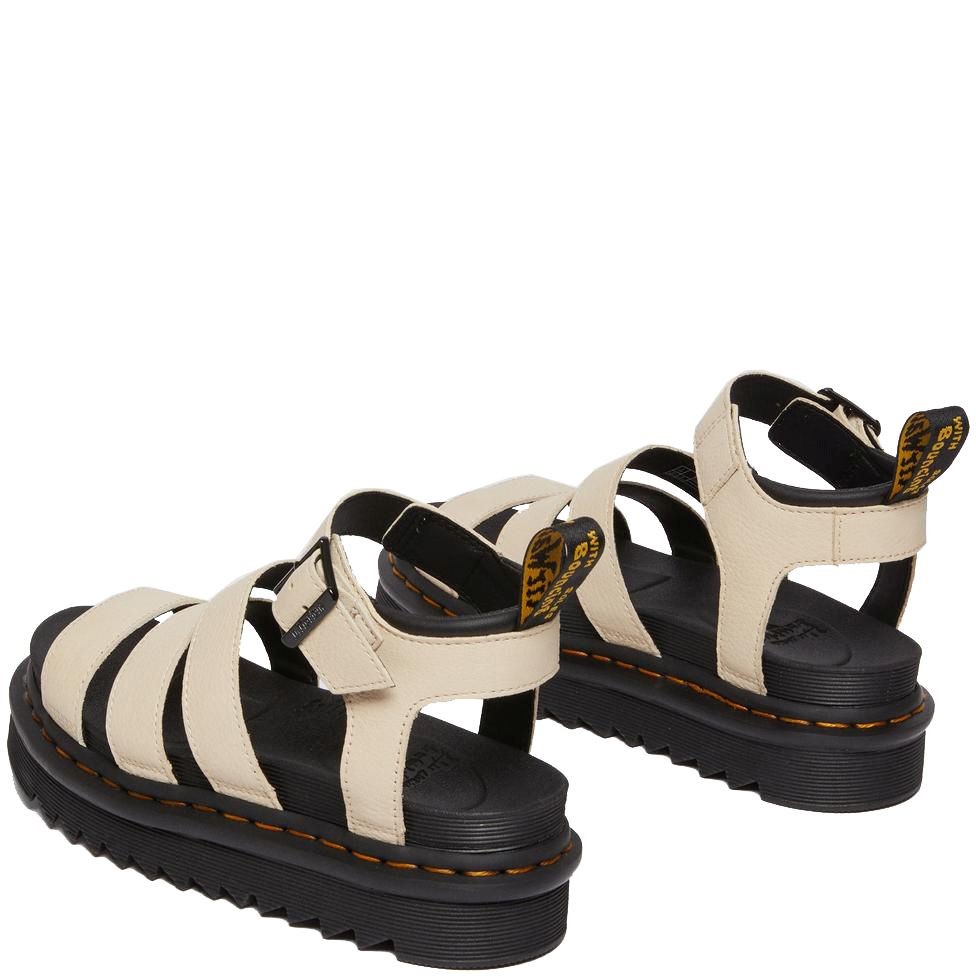 DR. MARTENS Basutės moterims, Smėlio, Blaire parchment pisa sandals 4