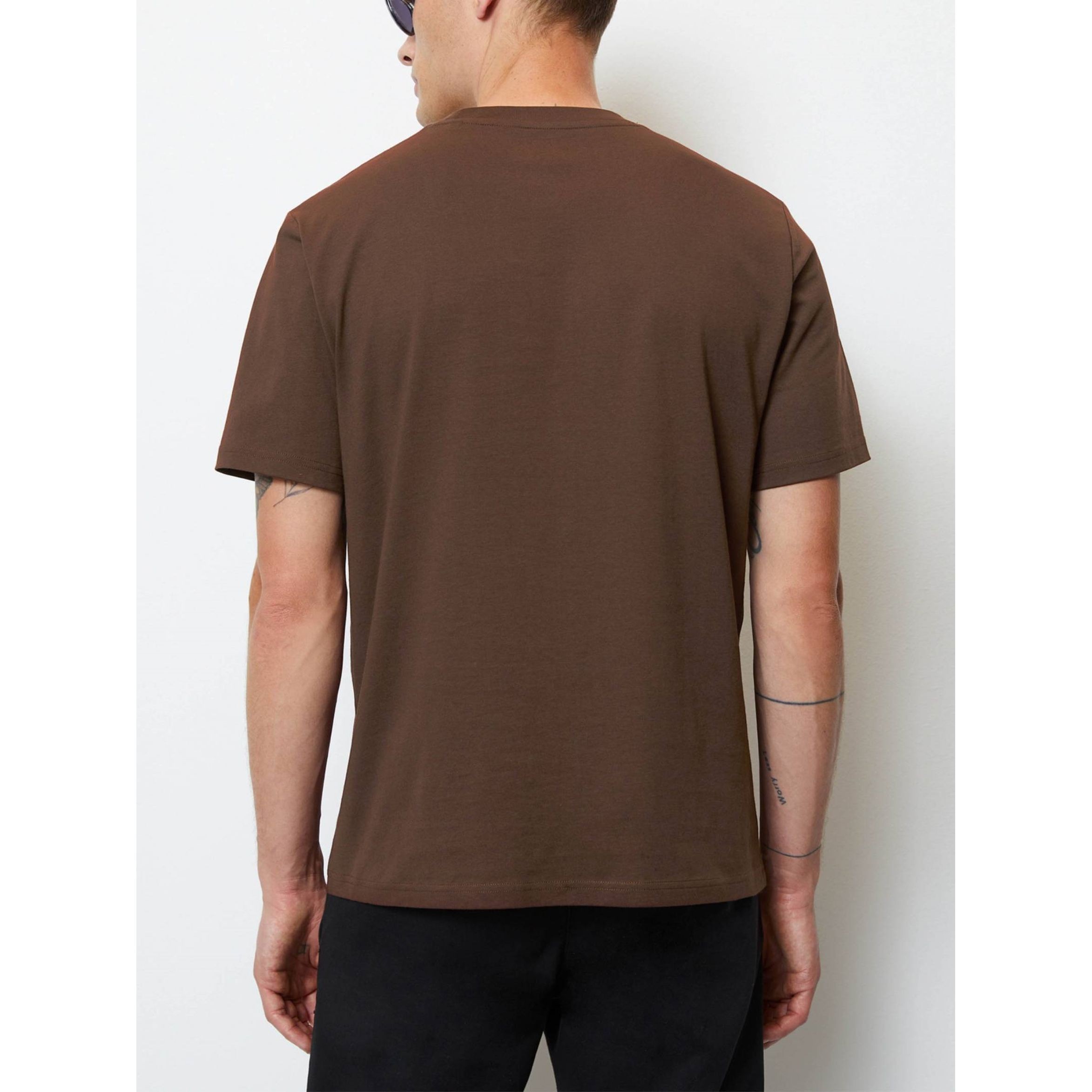 MARC O'POLO Marškinėliai vyrams, Ruda 3
