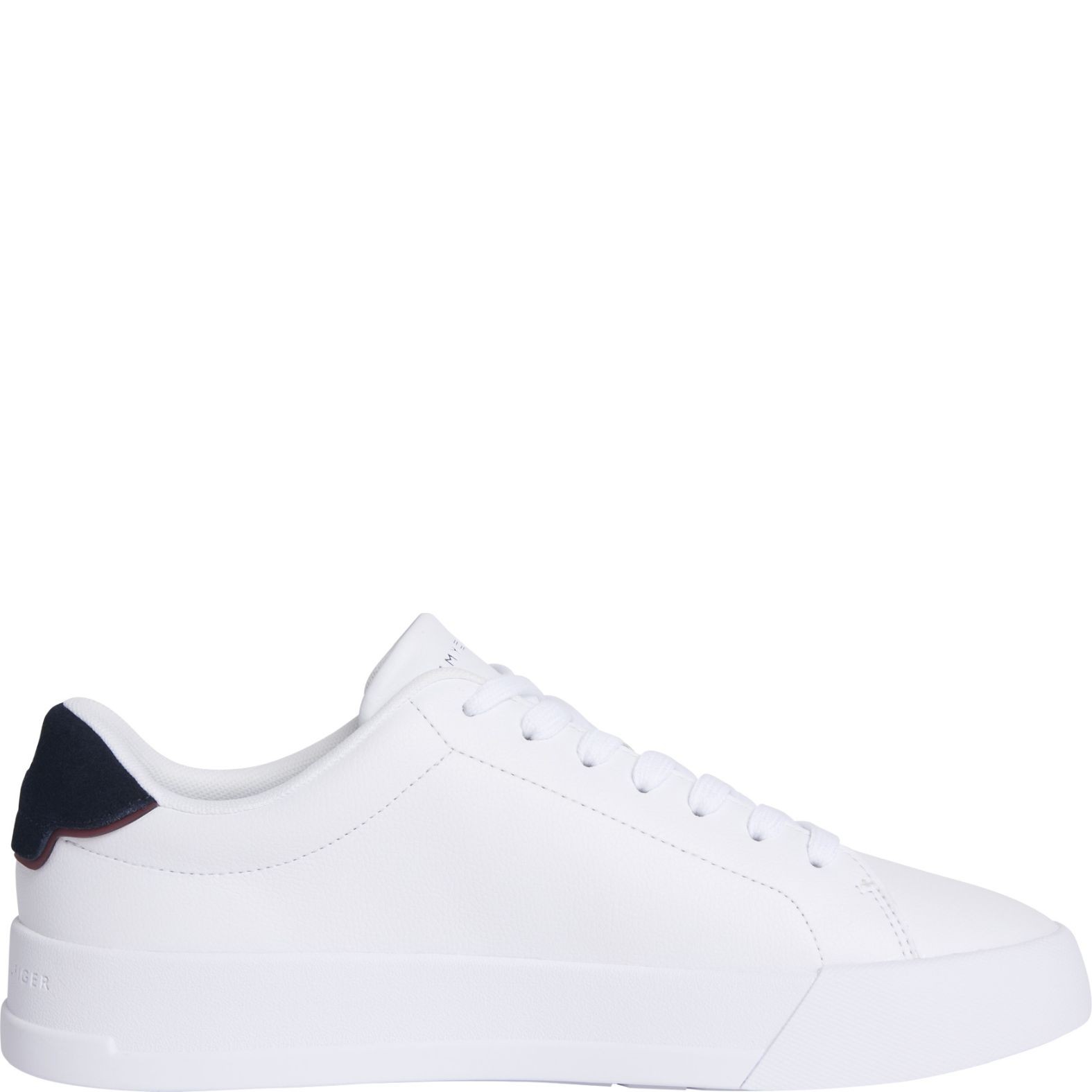 TOMMY HILFIGER Laisvalaikio bateliai vyrams, Balta, Court detail sneaker 8