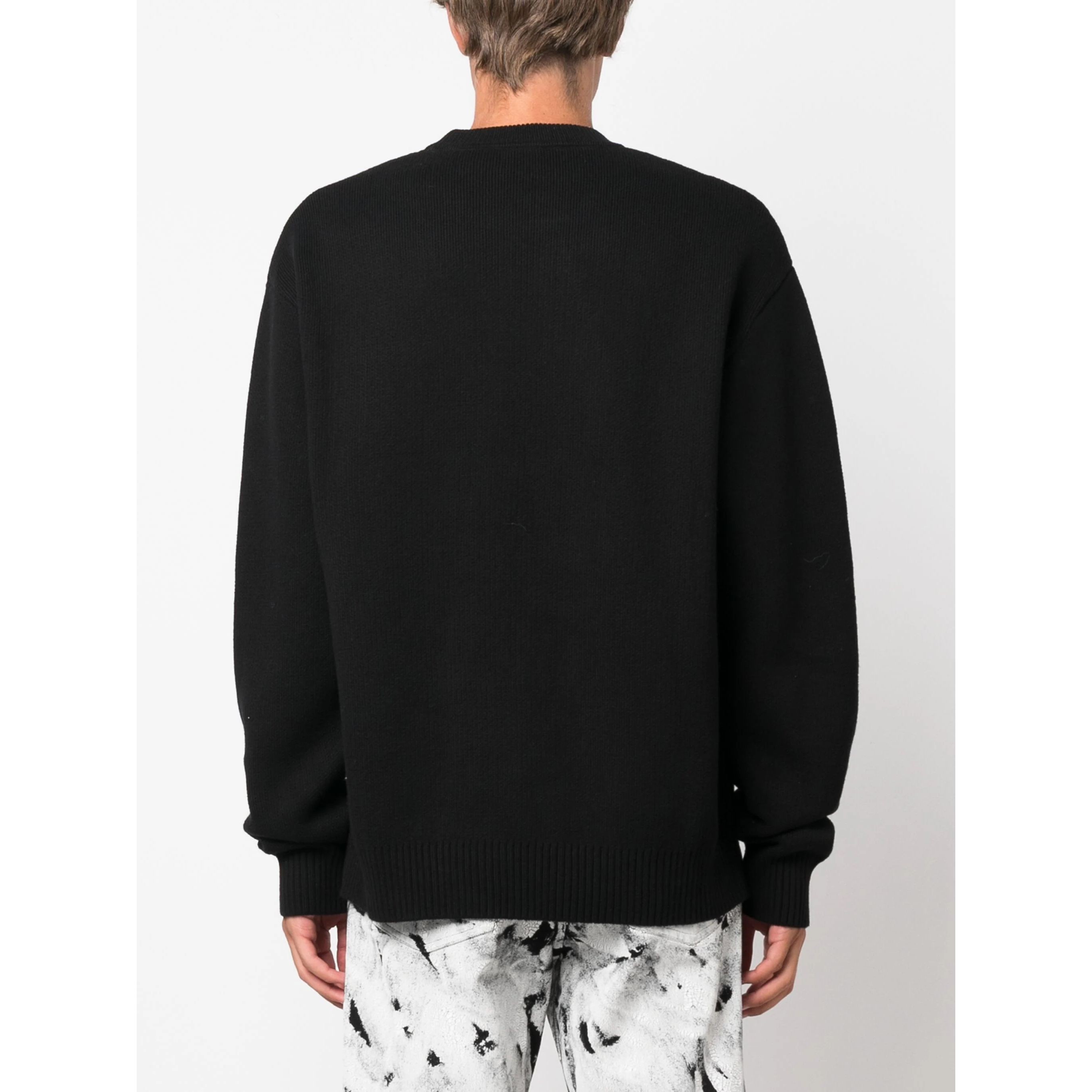 JUST CAVALLI Sportinis nertinis vyrams, Juoda, Logo sweatshirt 3