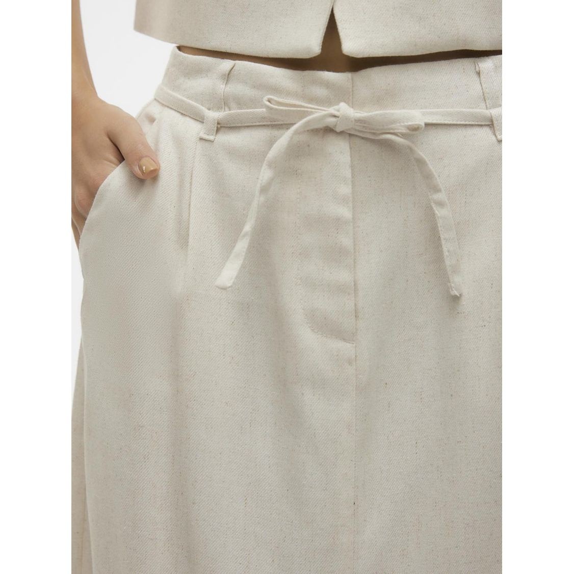 VERO MODA Maxi sijonas moterims, Smėlio, Vmflorence maxi skirt 5