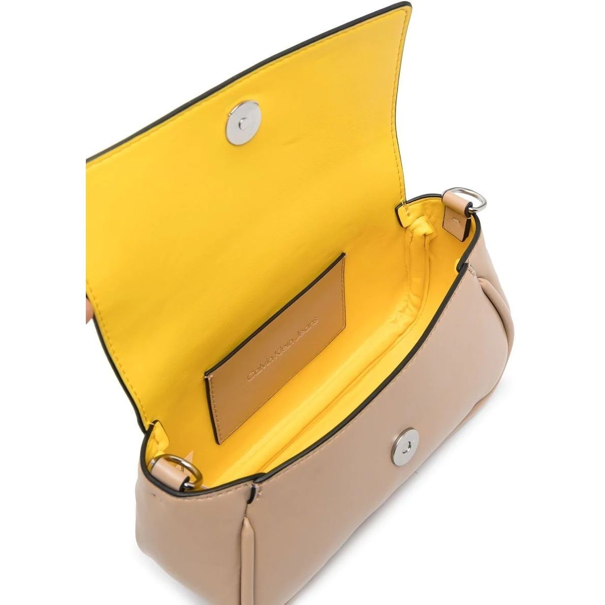 CALVIN KLEIN JEANS Rankinė per petį moterims, Smėlio, SLEEK EW FLAP CONV SB20 SOLID 4