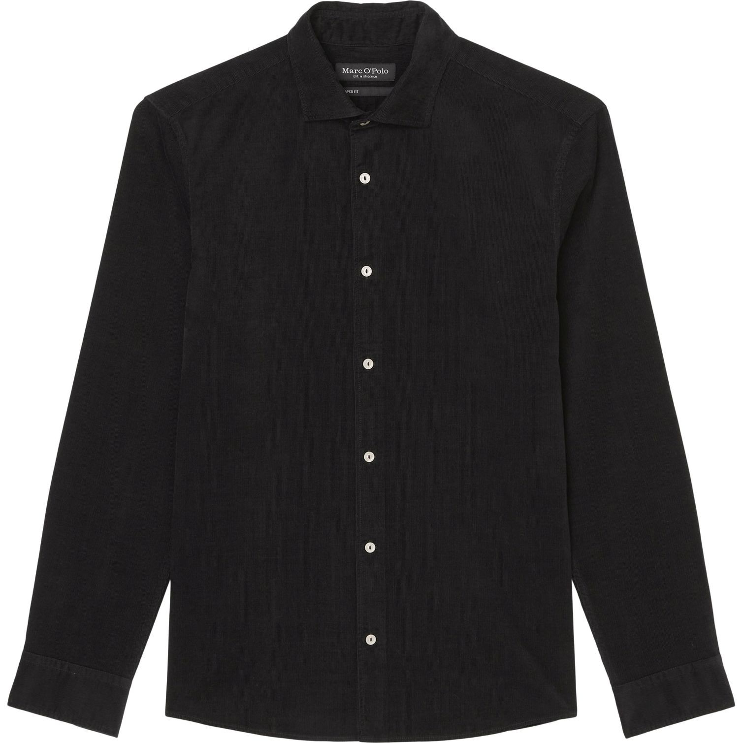 MARC O'POLO Marškiniai ilgomis rankovėmis vyrams, Juoda, Shirts lon M29722842256 1