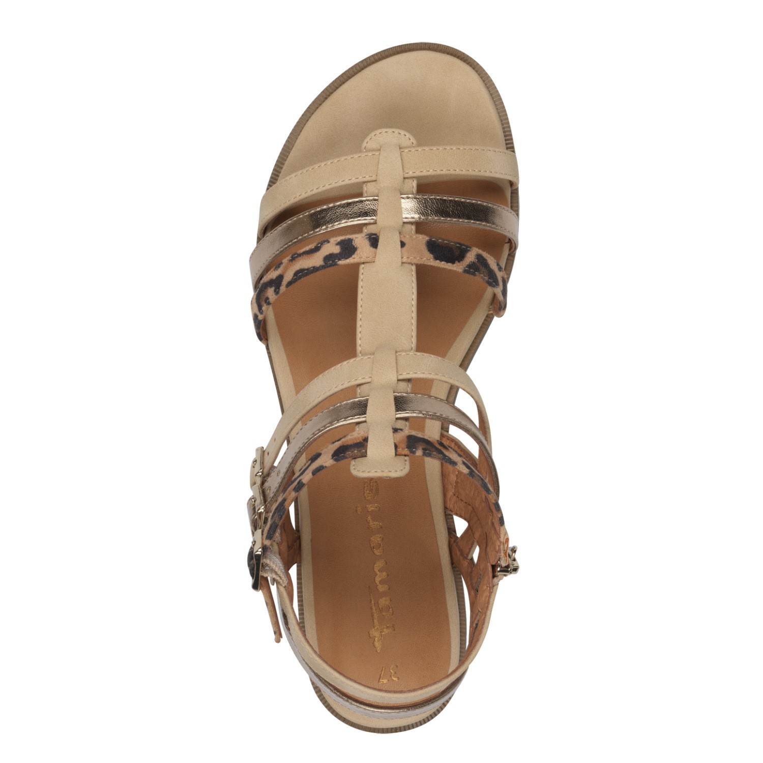 TAMARIS Basutės moterims, Geltona, Sandals 5