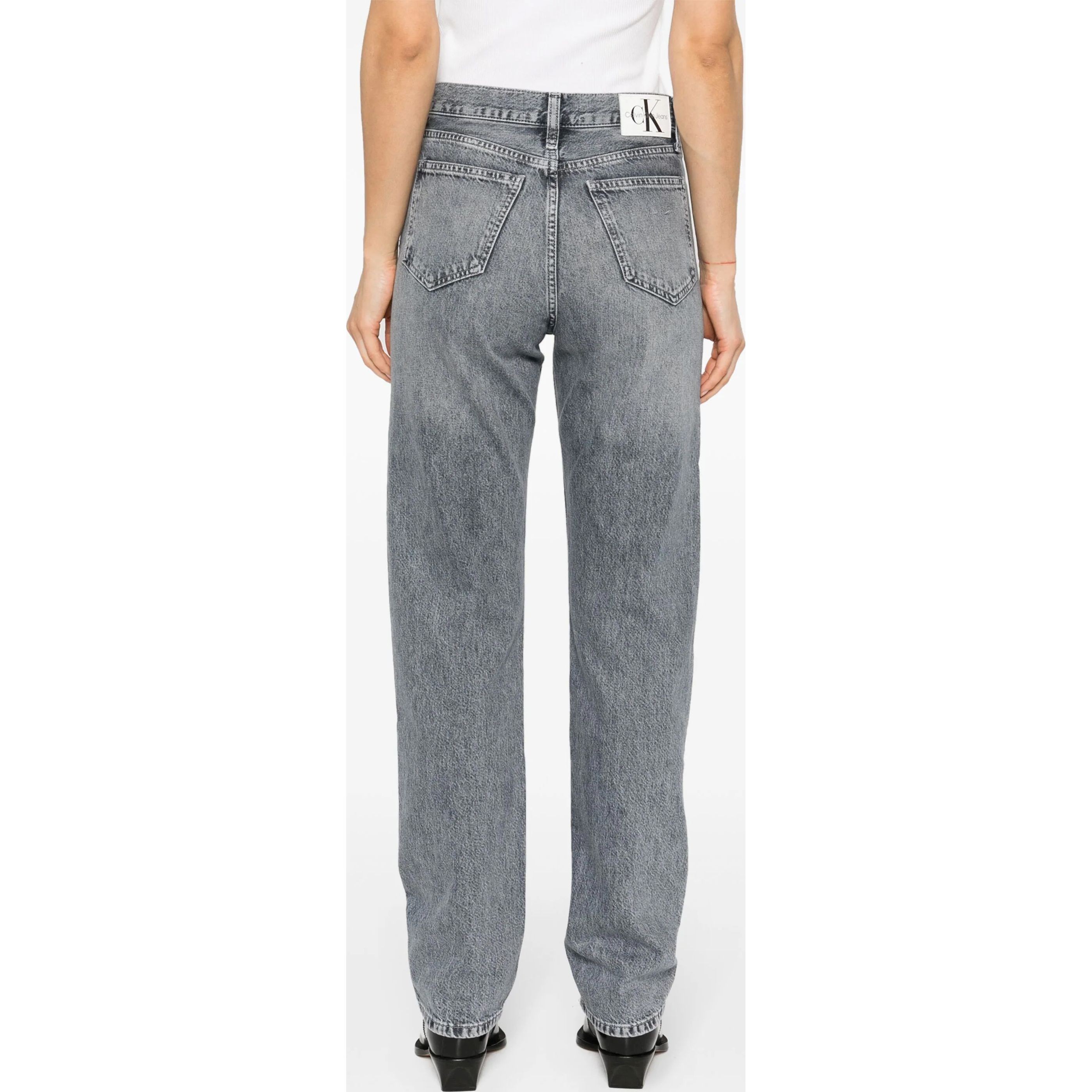 CALVIN KLEIN JEANS Tiesūs džinsai moterims, Mėlyna, Straight 3