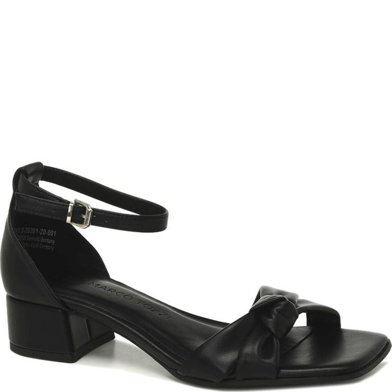 MARCO TOZZI Basutės moterims, Juoda, SANDALS 1