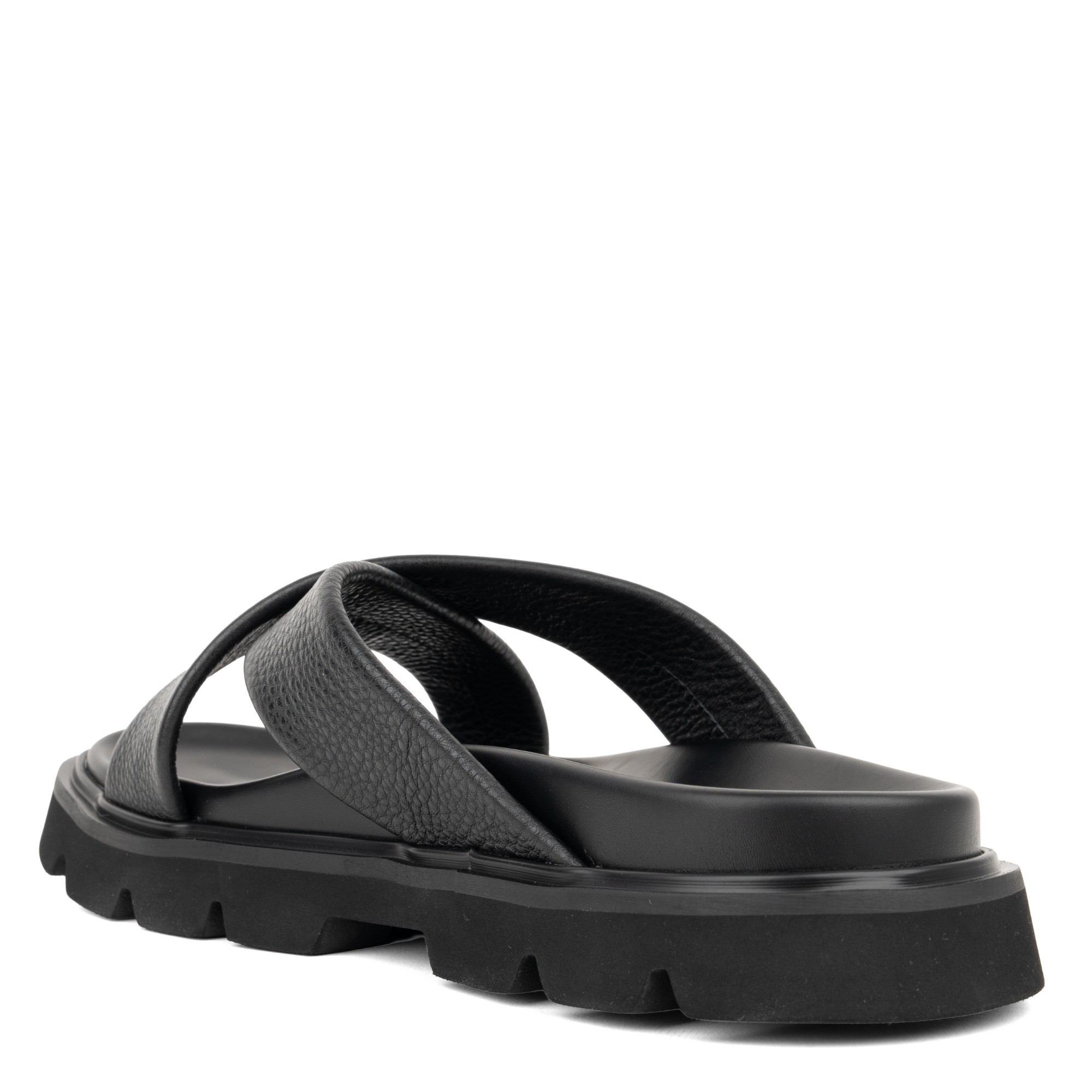 SERGIO MORETTI Šlepetės vyrams, Juoda, Slippers 3