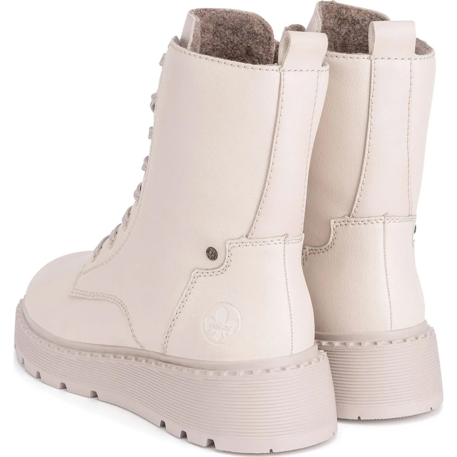 RIEKER Aulinukai moterims, Smėlio, Ladies mid height boots 3
