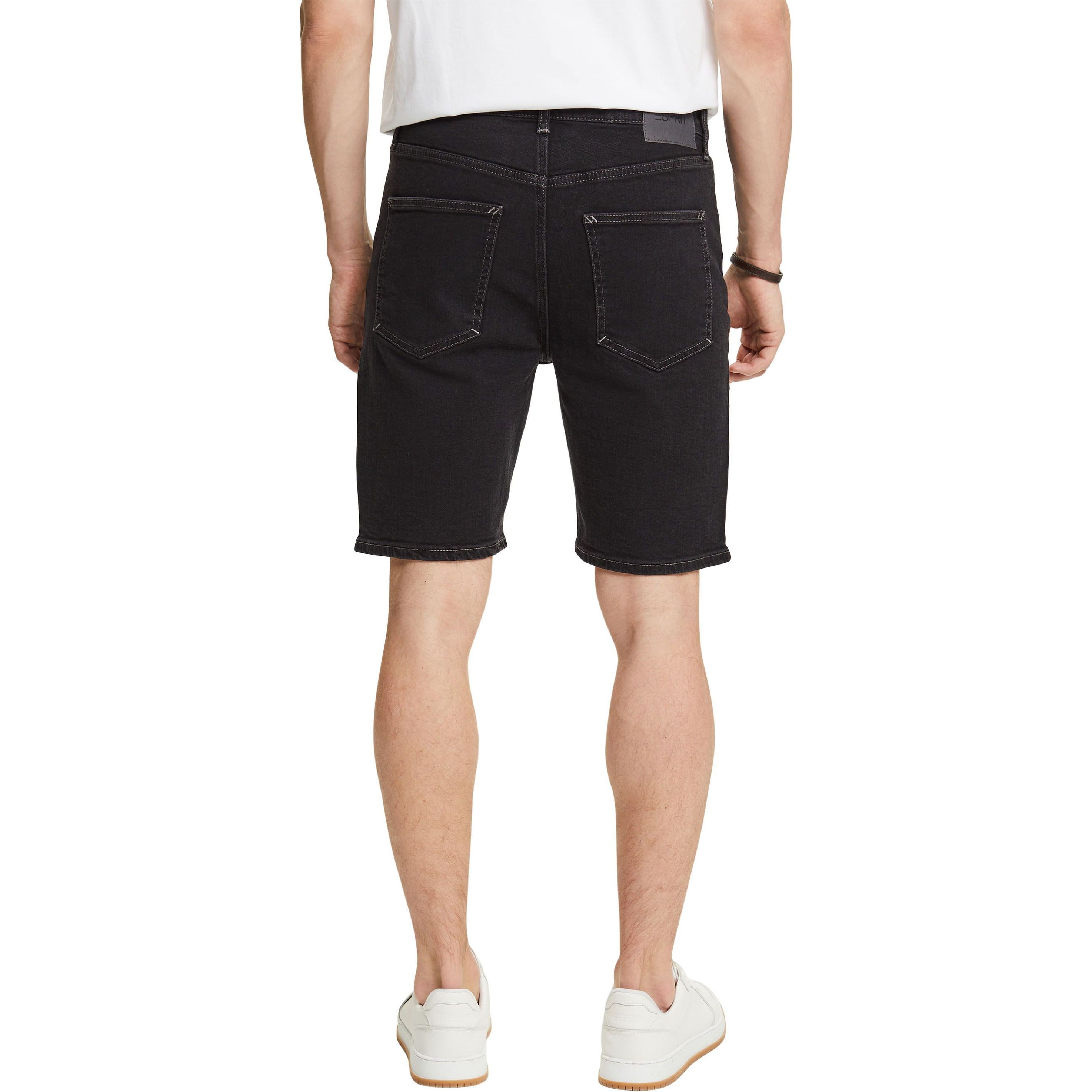 ESPRIT Šortai vyrams, Juoda, straight short 3