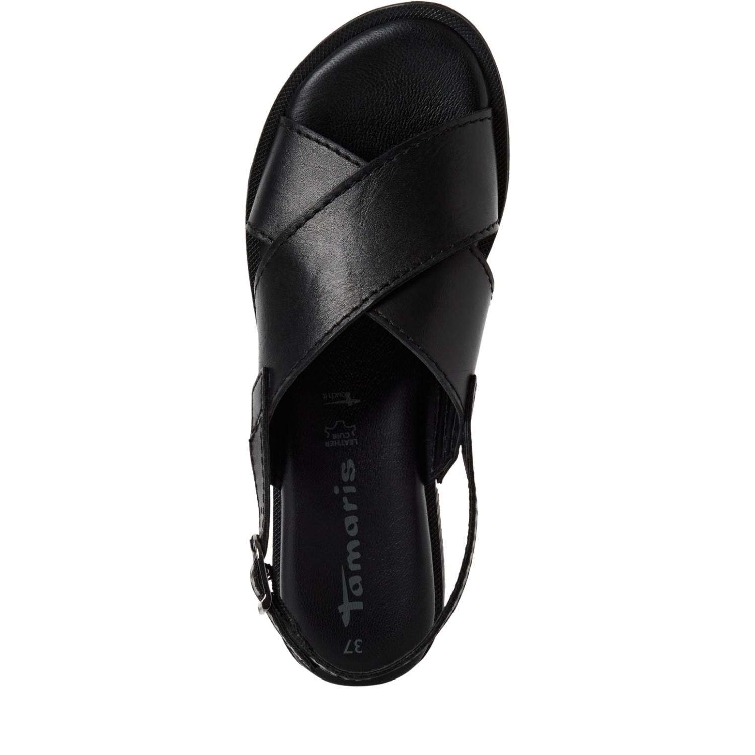 TAMARIS Basutės moterims, Juoda, Sandals 5