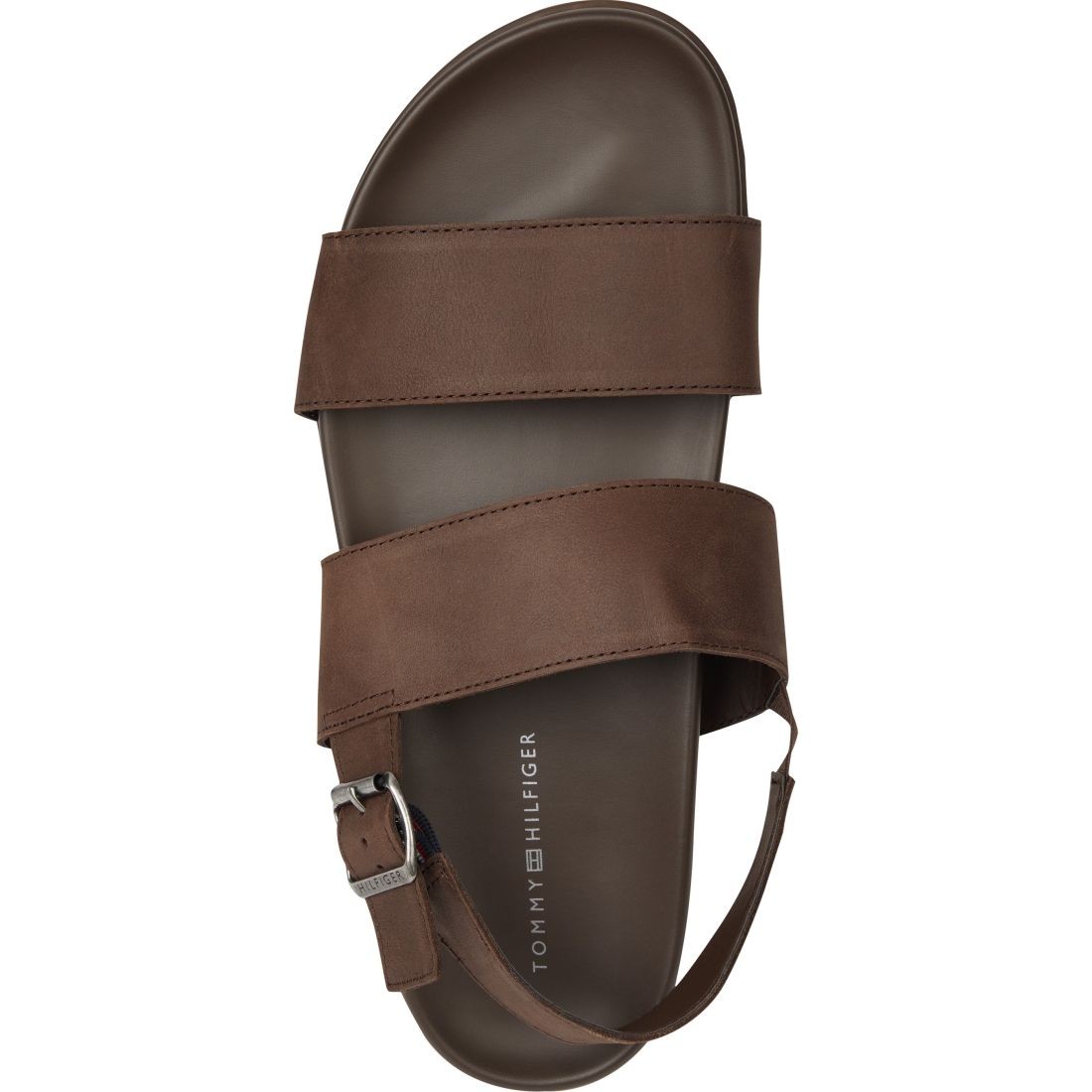 TOMMY HILFIGER Basutės vyrams, Ruda, Premium sandal 4
