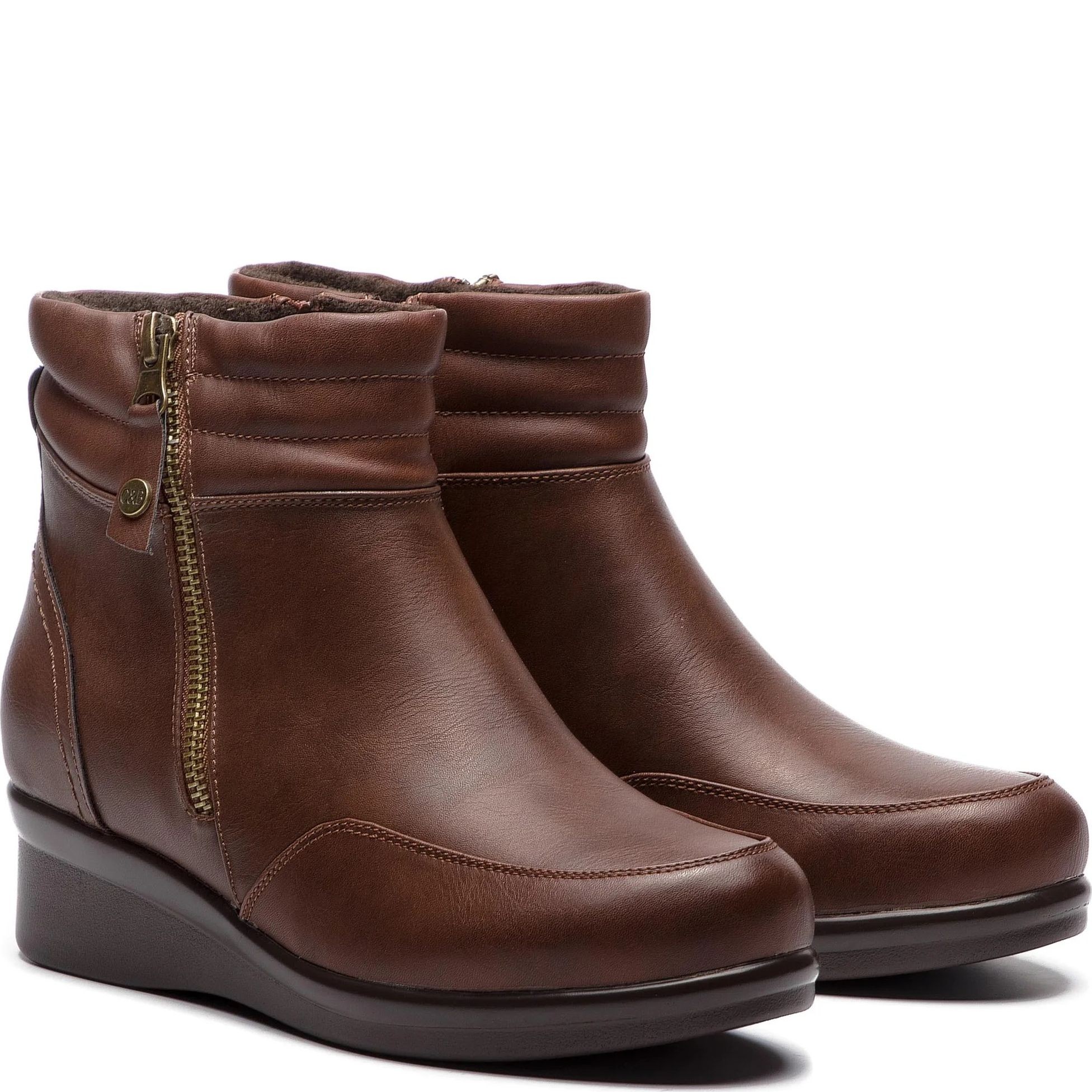 CLARA BARSON Aulinukai moterims, Ruda, BOOTIES 3