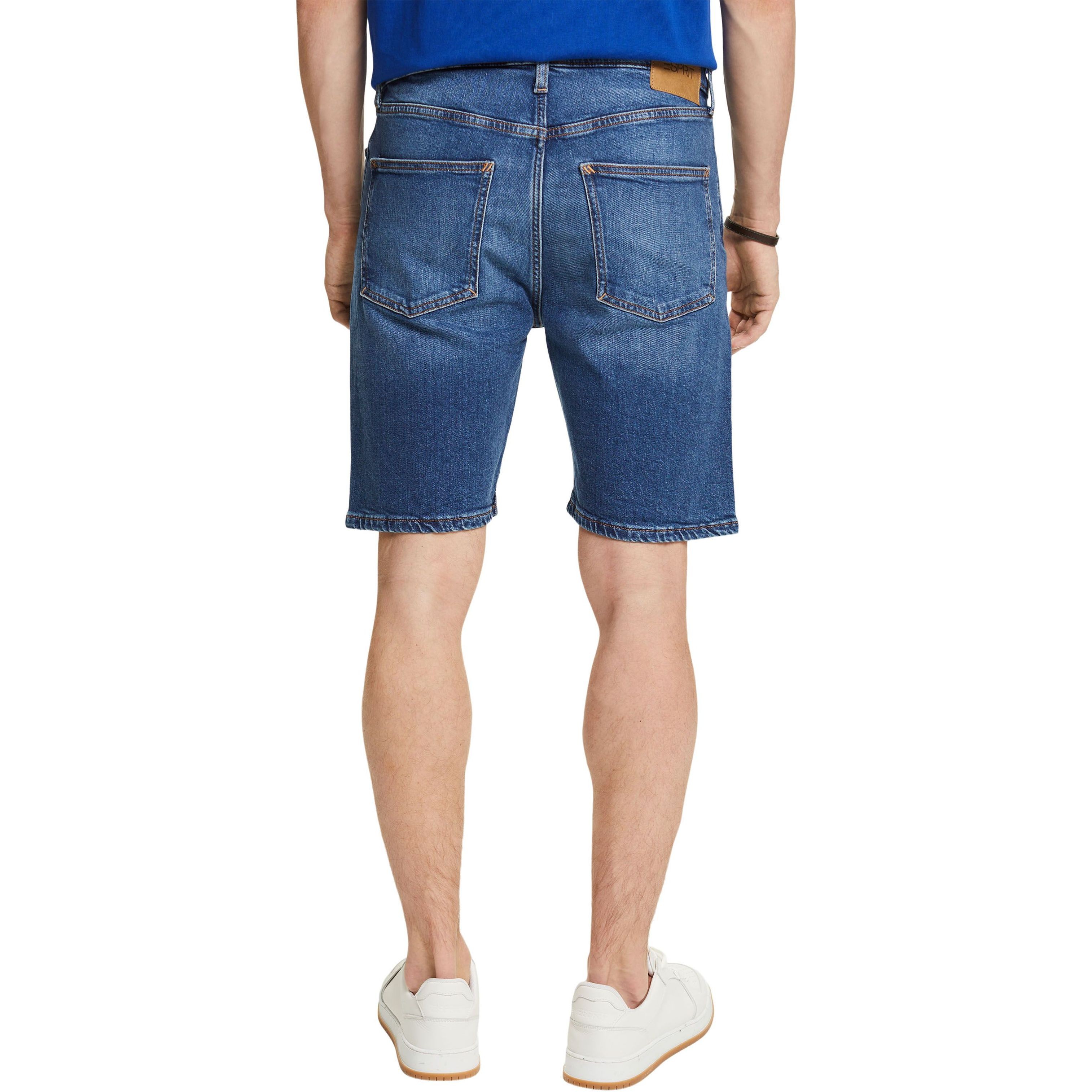 ESPRIT Šortai vyrams, Mėlyna, rcs strght Shorts 3
