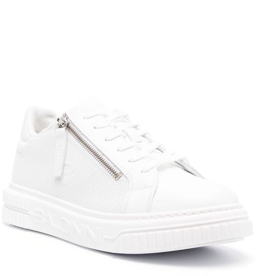 BALDININI Sportiniai bateliai vyrams, Balta, Low top man sneakers 2
