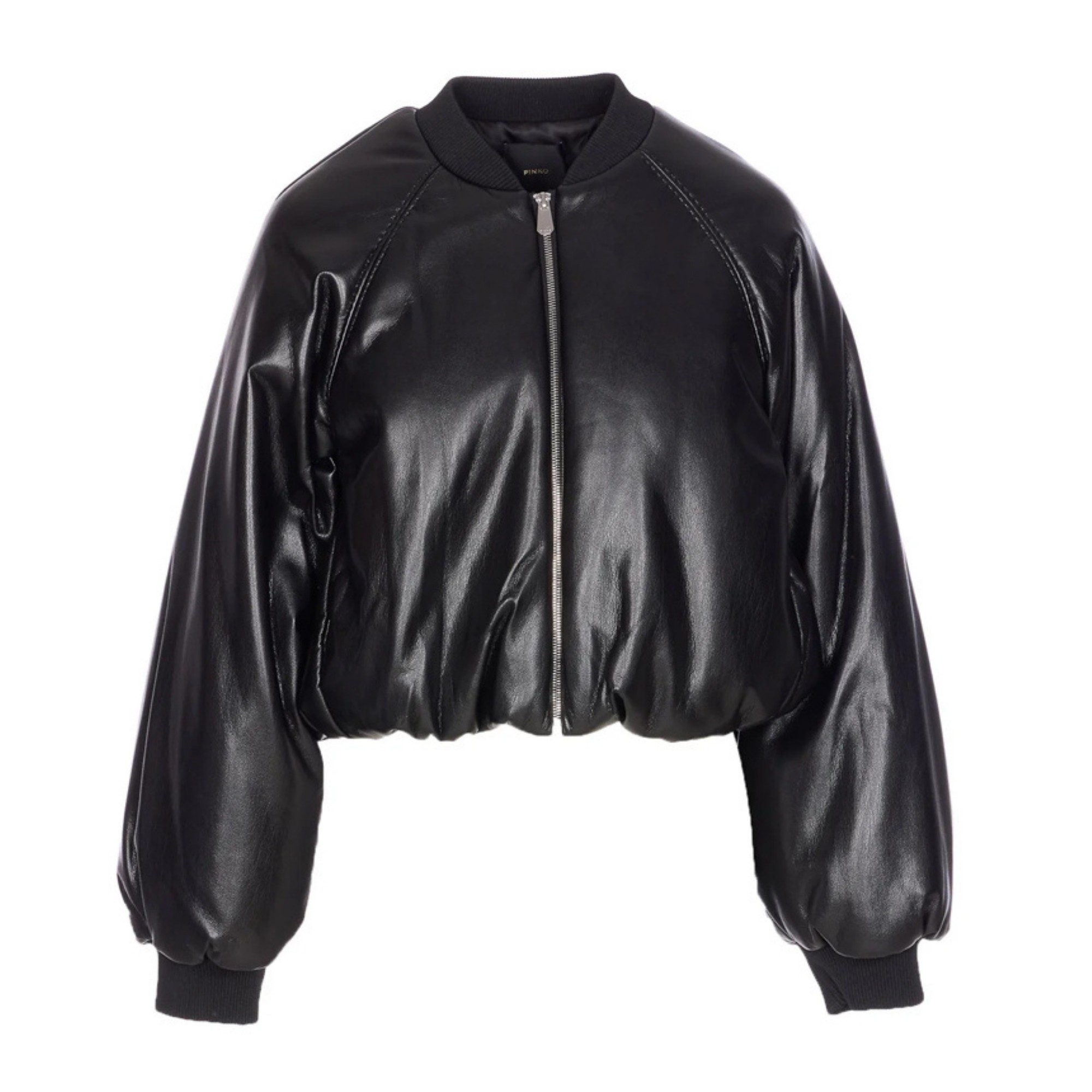 PINKO Striukė moterims, Juoda, Brodo jacket 1