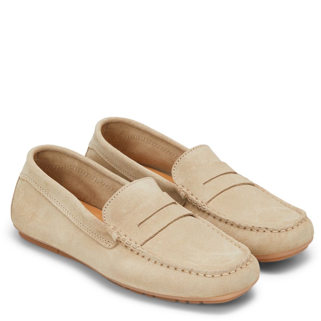 MARC O'POLO Mokasinai moterims, Smėlio, Selma  mocasins 1