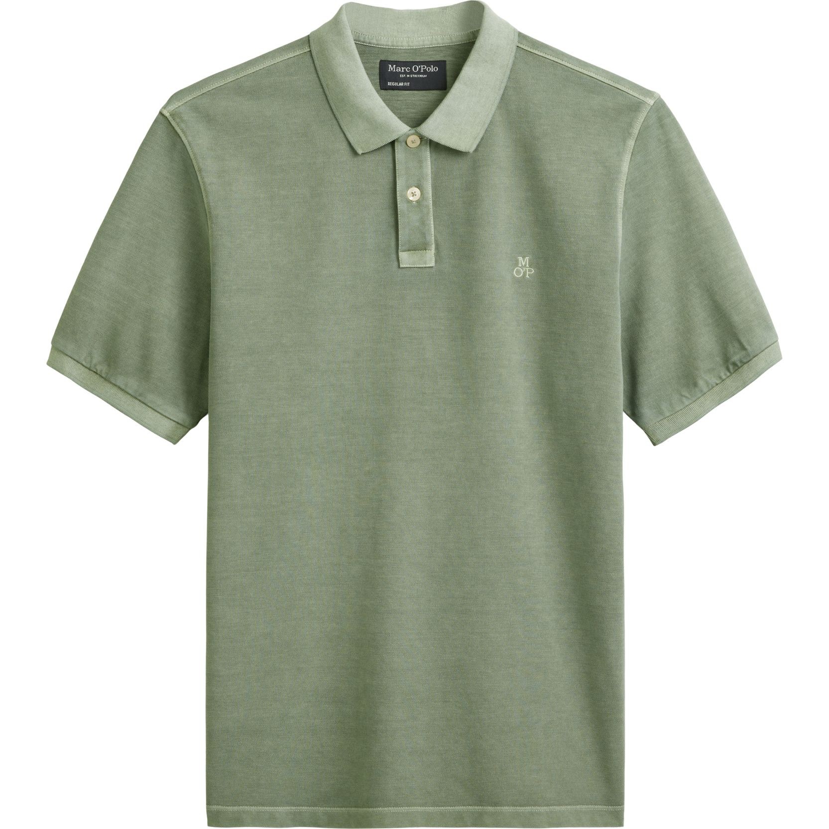 MARC O'POLO Polo marškiniai trumpos rank. vyrams, Žalia, Polo short M22226653000 1