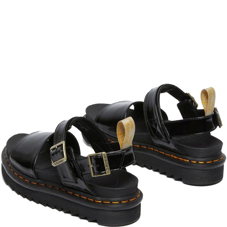 DR. MARTENS Basutės moterims, Juoda, Vegan Voss 4