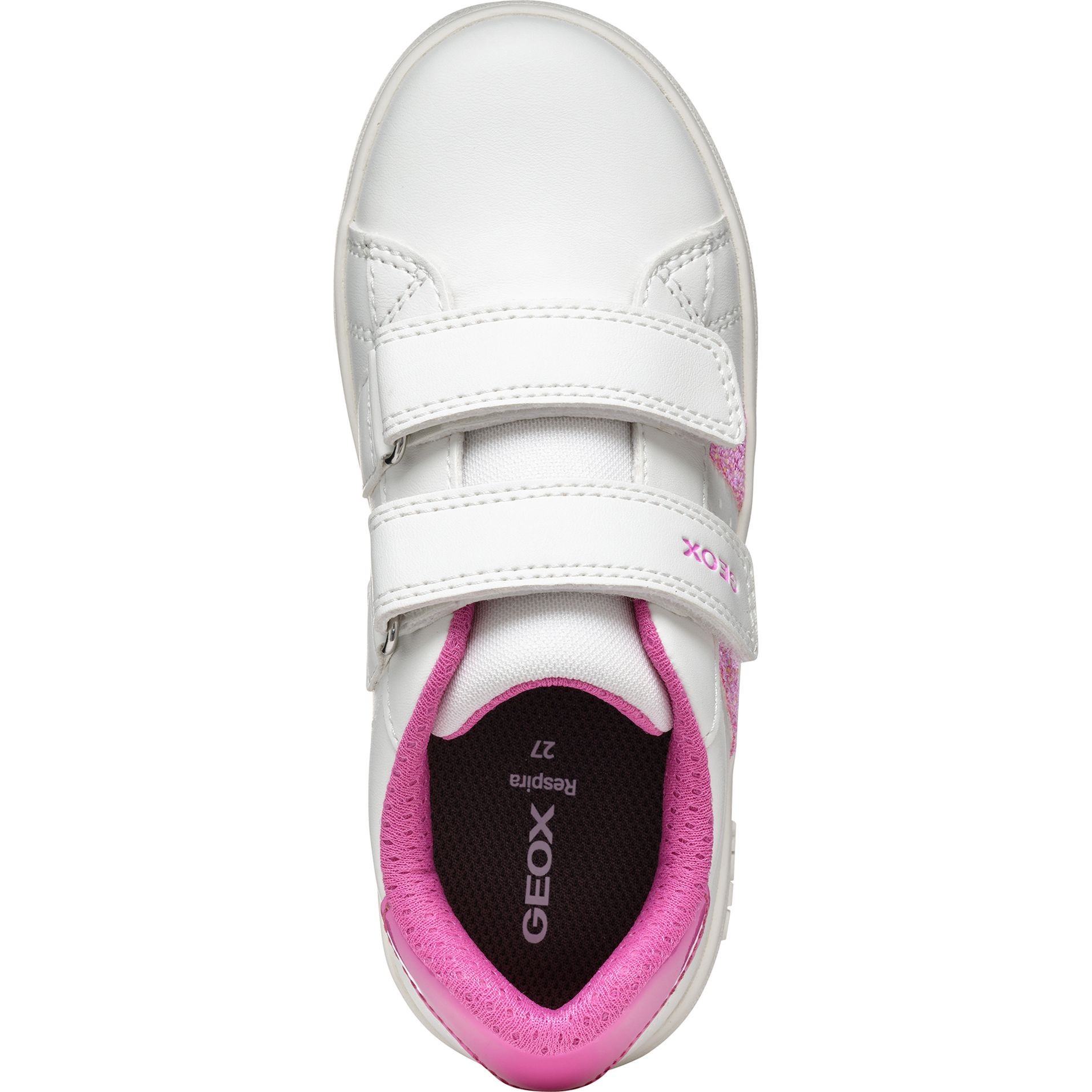 GEOX Laisvalaikio bateliai mergaitėms, Balta, Eclyper leisure 2