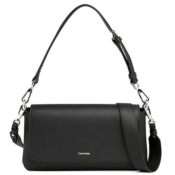 CALVIN KLEIN Rankinė per petį moterims, Juoda, Must shoulder bag 1