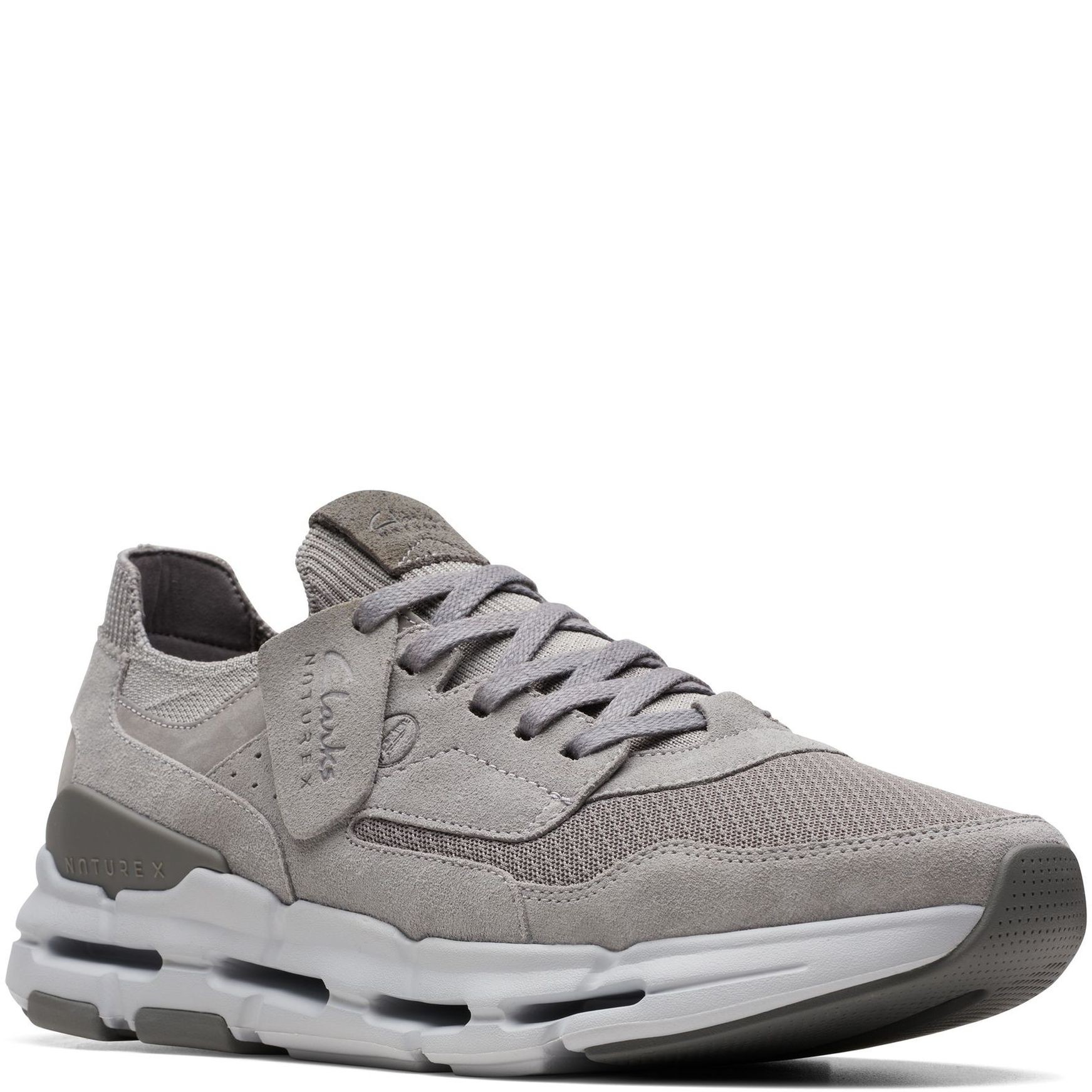 CLARKS Laisvalaikio bateliai vyrams, Pilka, NXE Lo leisure 1