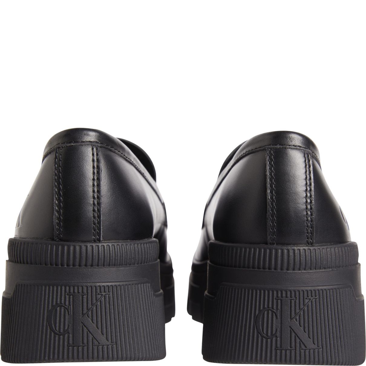 CALVIN KLEIN JEANS Loaferiai moterims, Juoda, Chunky combat loafer 4