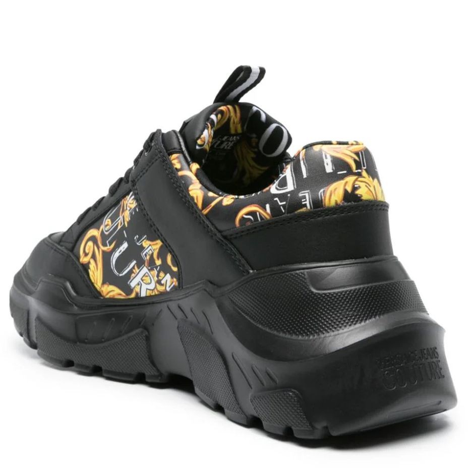 VERSACE JEANS CUTURE Sportbačiai vyrams, Juoda, Fondo Speedtrack Sneakers 3