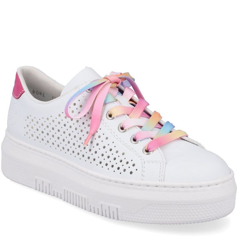 RIEKER Sportiniai bateliai moterims, Balta, SPORT SHOE 1