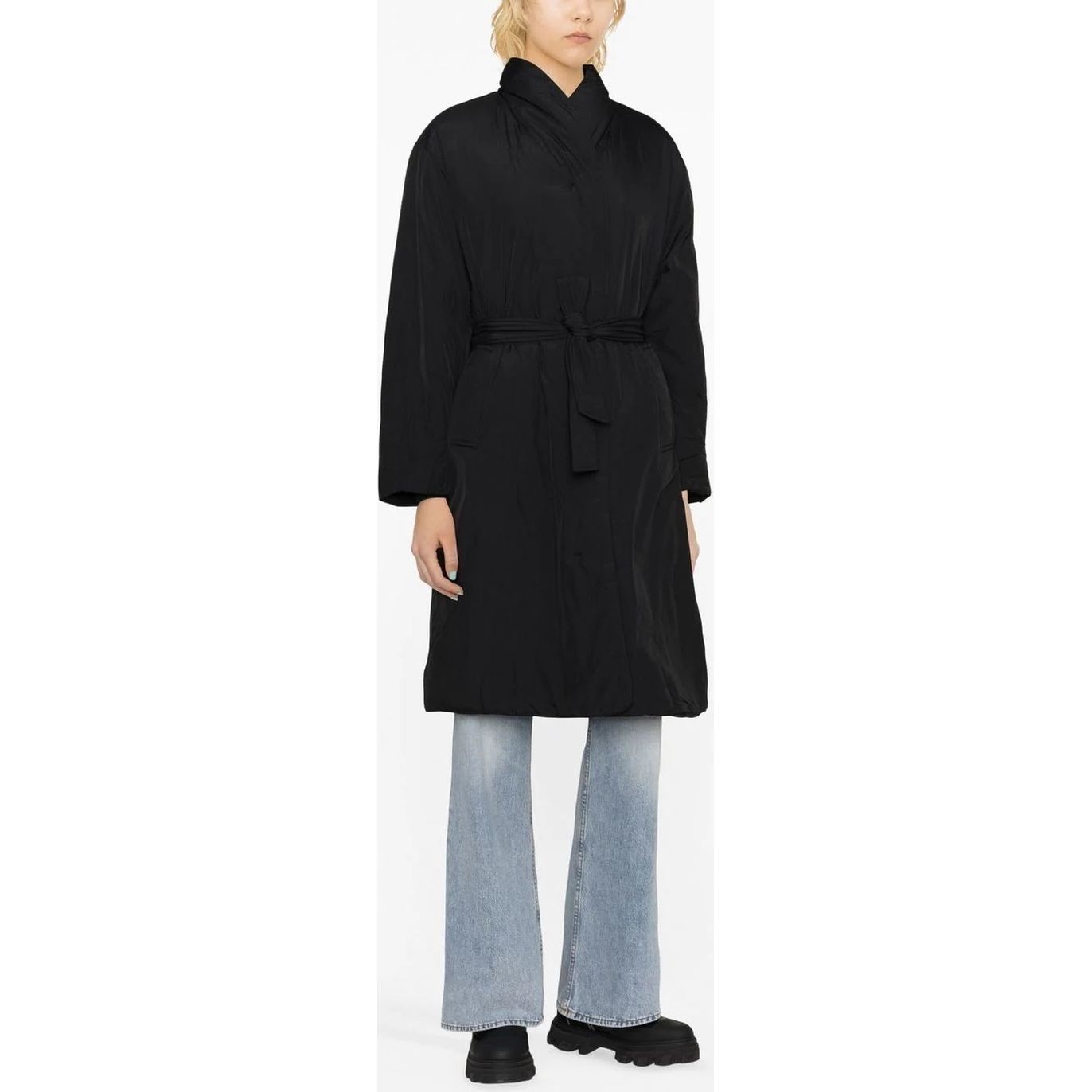 CALVIN KLEIN Pūkinis paltas moterims, Juoda, Padded Coats 3