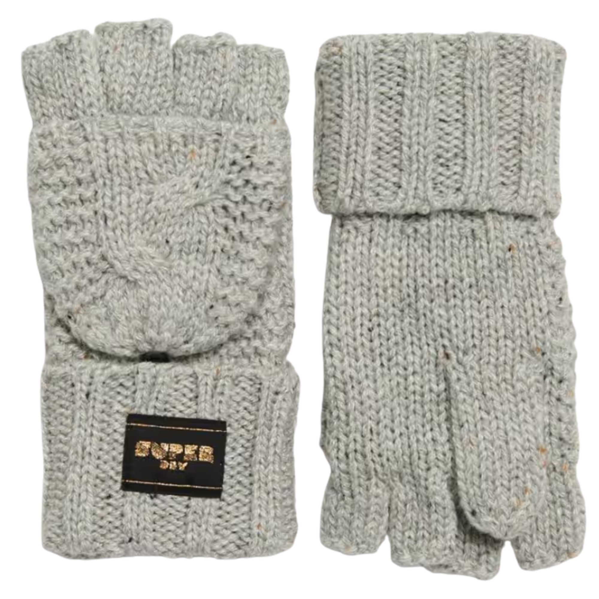 SUPERDRY Pirštinės moterims, CABLE KNIT GLOVES